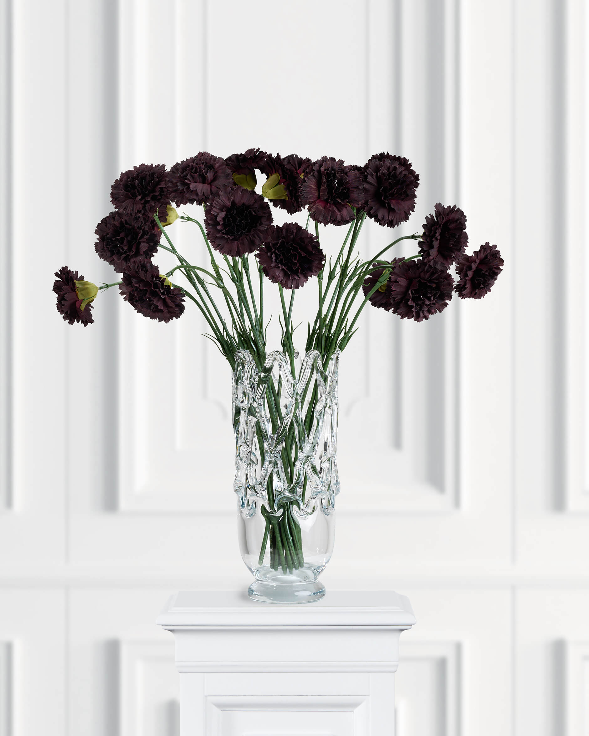 Nejlika snittblomma vinröd