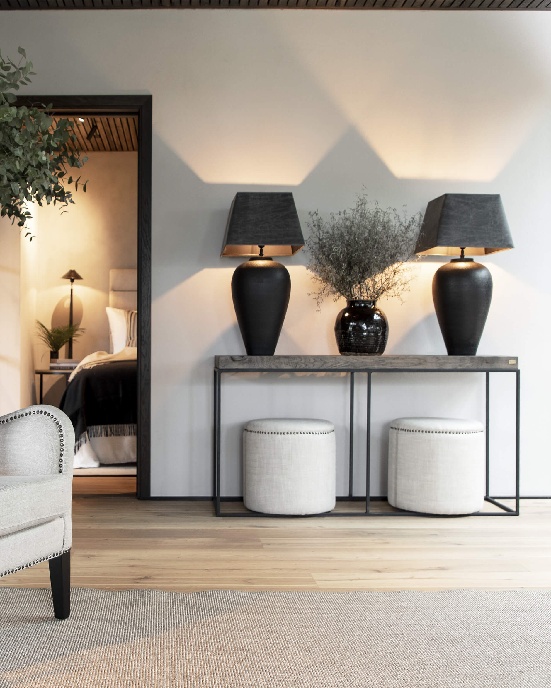 Carlisle konsolbord silver back