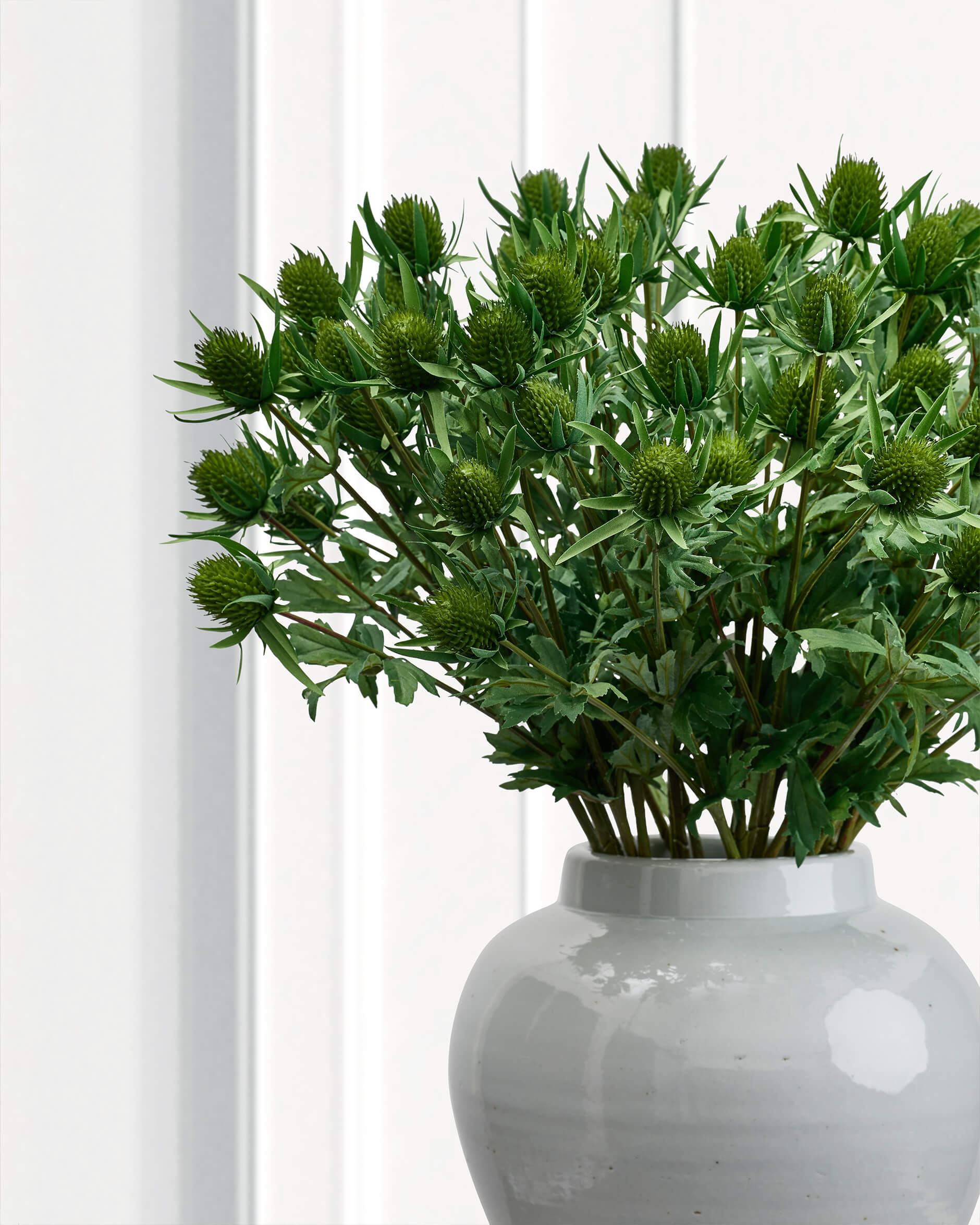 Tistel snittblomma grön