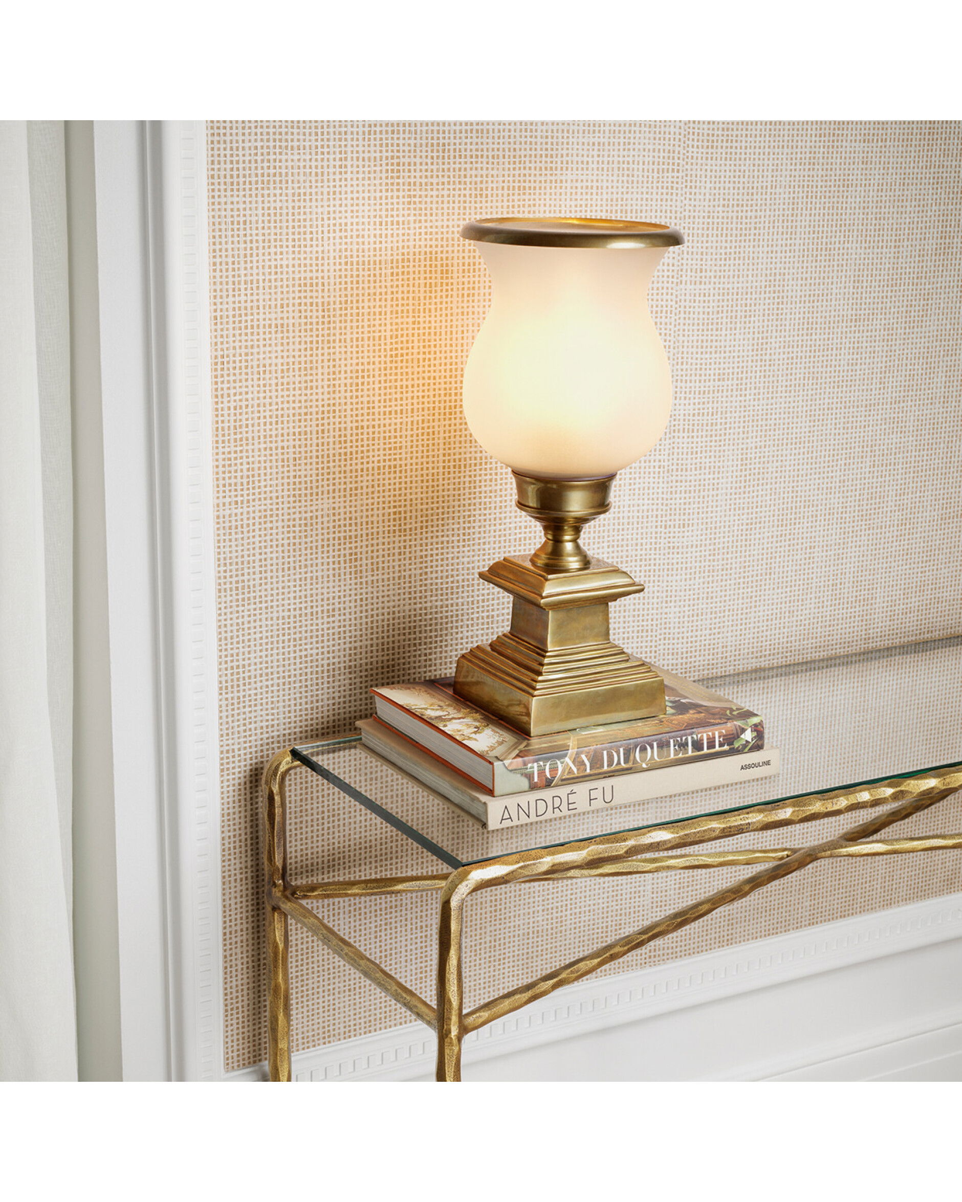 Datcha tafellamp antiek messing