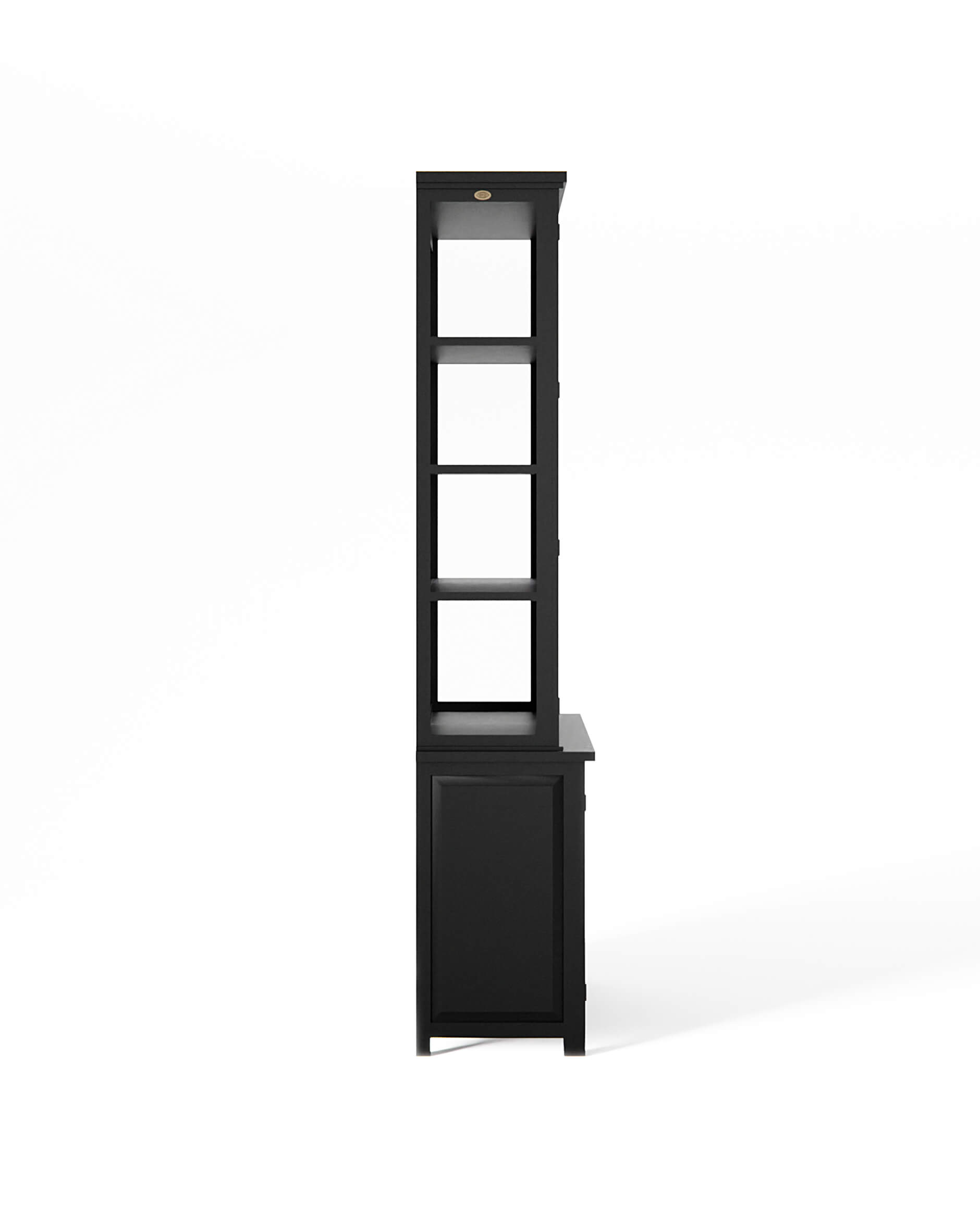 Rhode Island vitrinskåp modern black