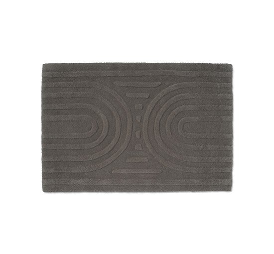 Titanium - Curve Doormat Beige