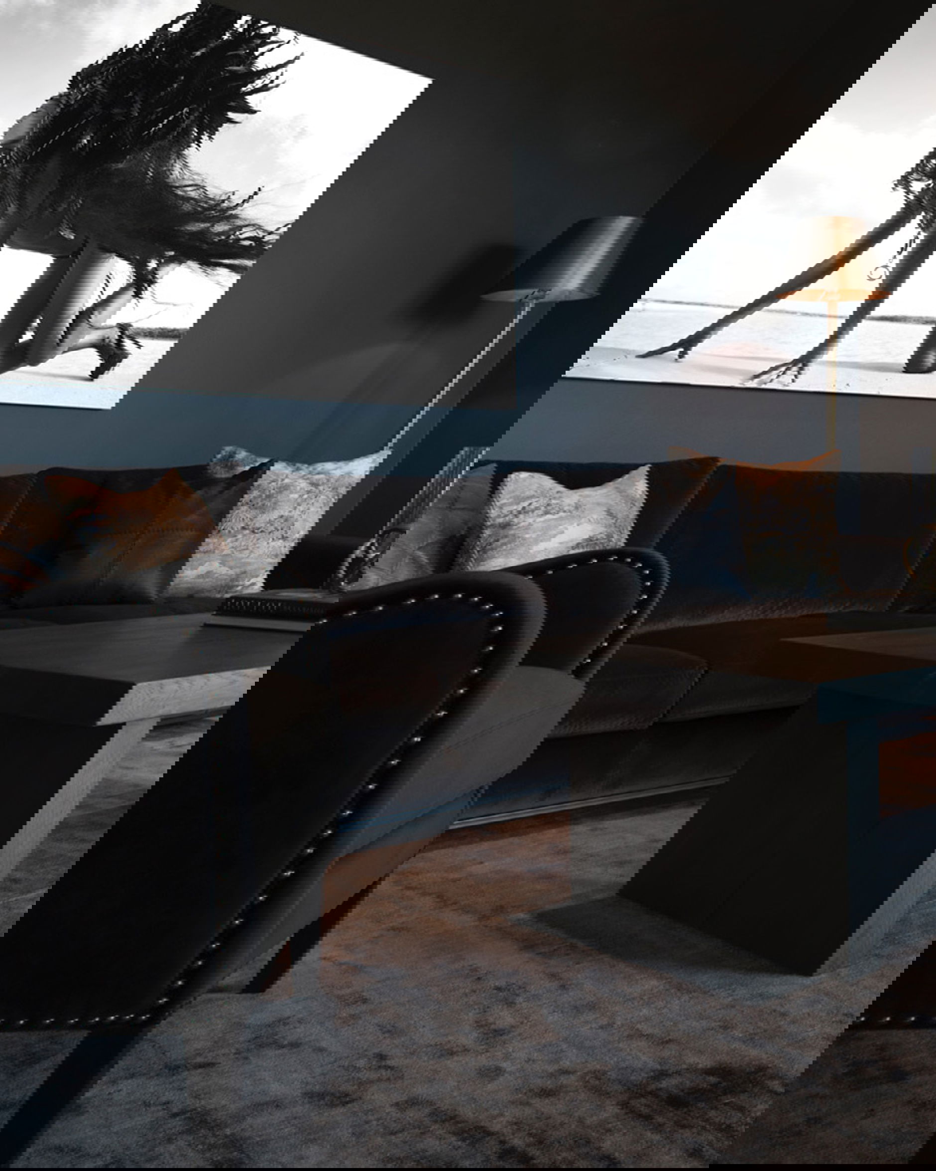 Graz golvlampa mässing