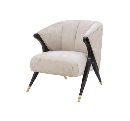 null - Pavone Mirage dining armchair off-white