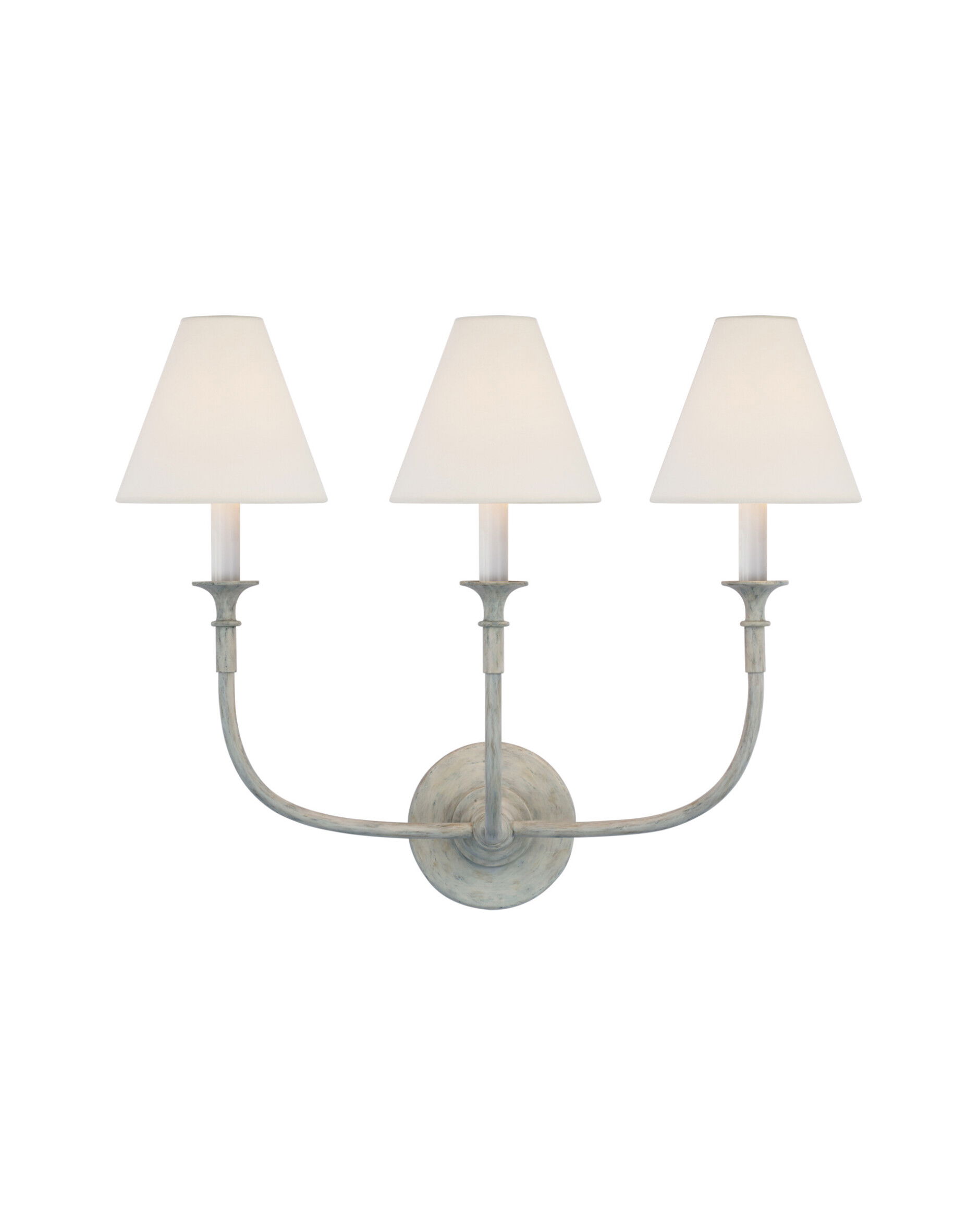 Piaf vägglampa trippel grå