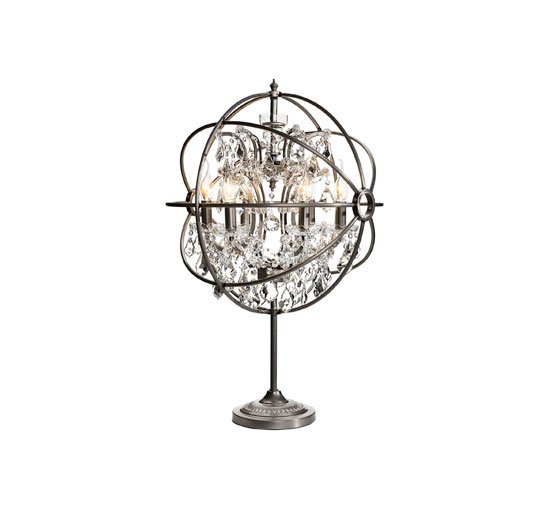 Natural/Crystal - Rome Table Lamp Antique