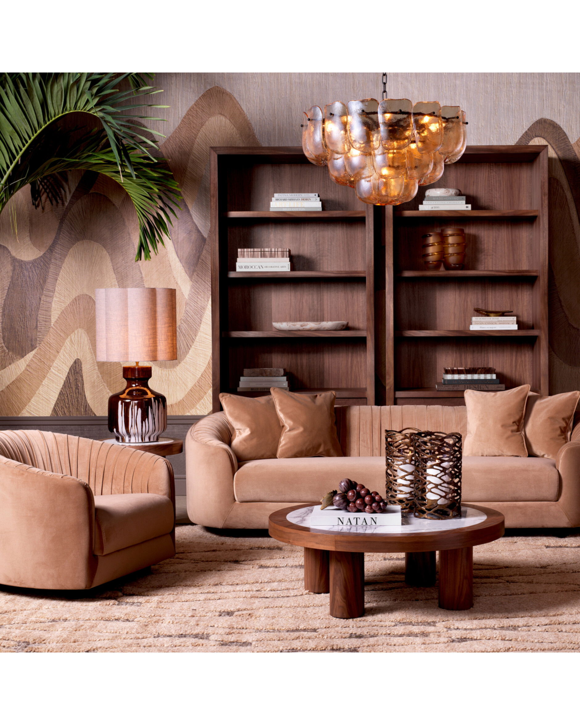 Coralie matta brun/beige