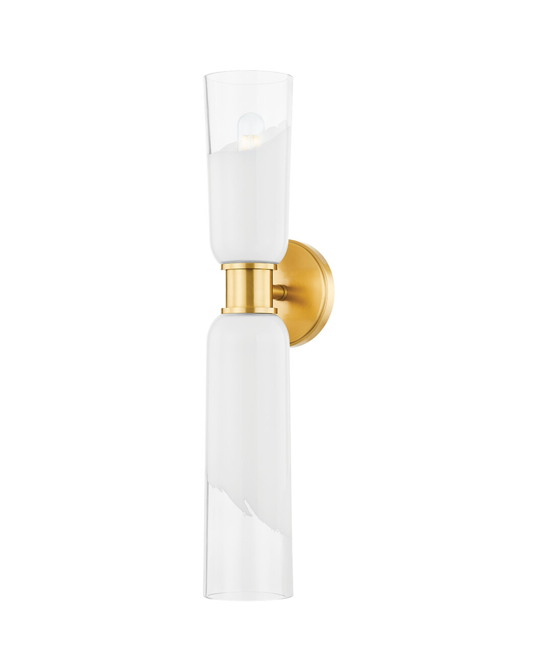 Wasson vegglampe antikk messing