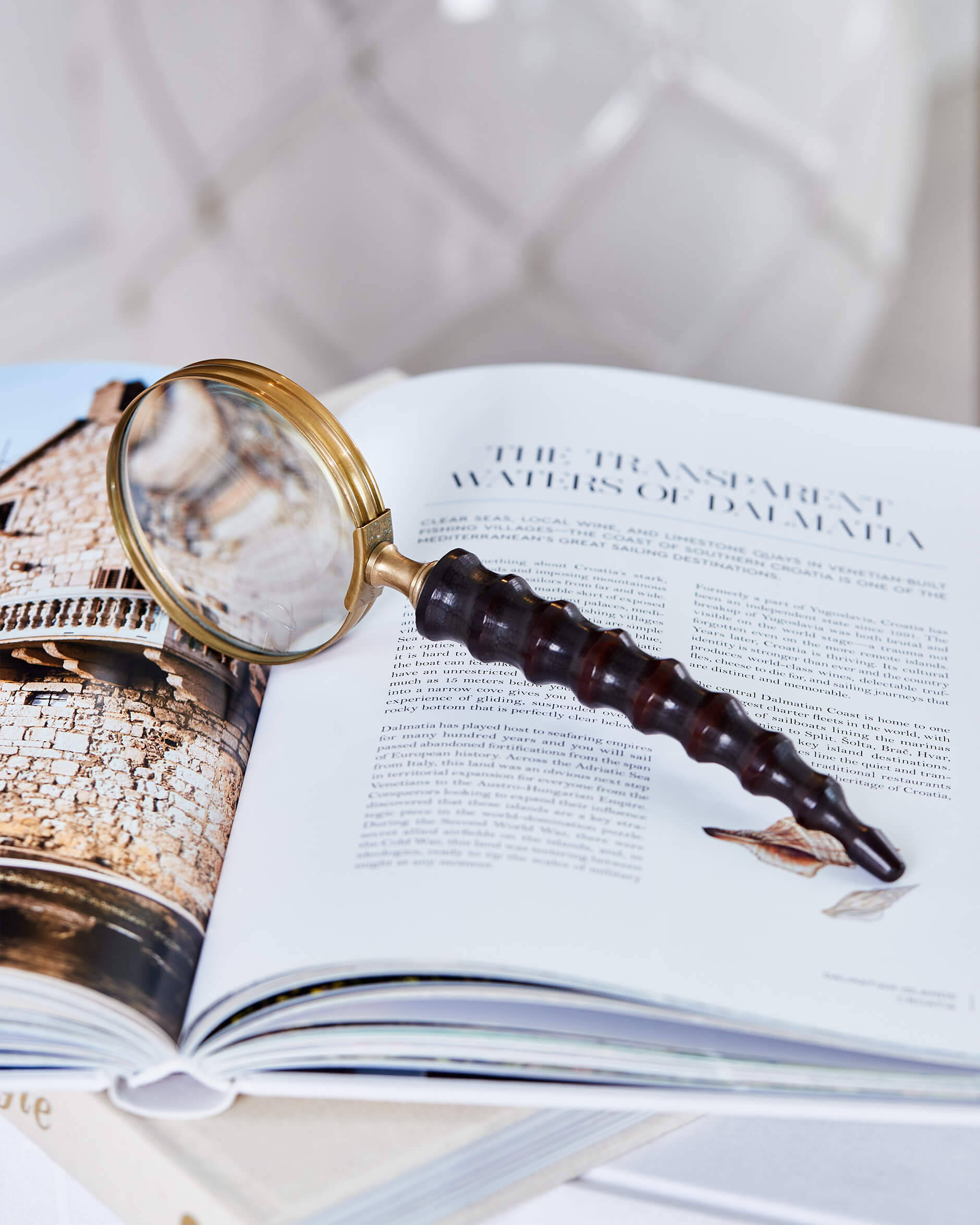 Julien-suurennuslasi, ruskea