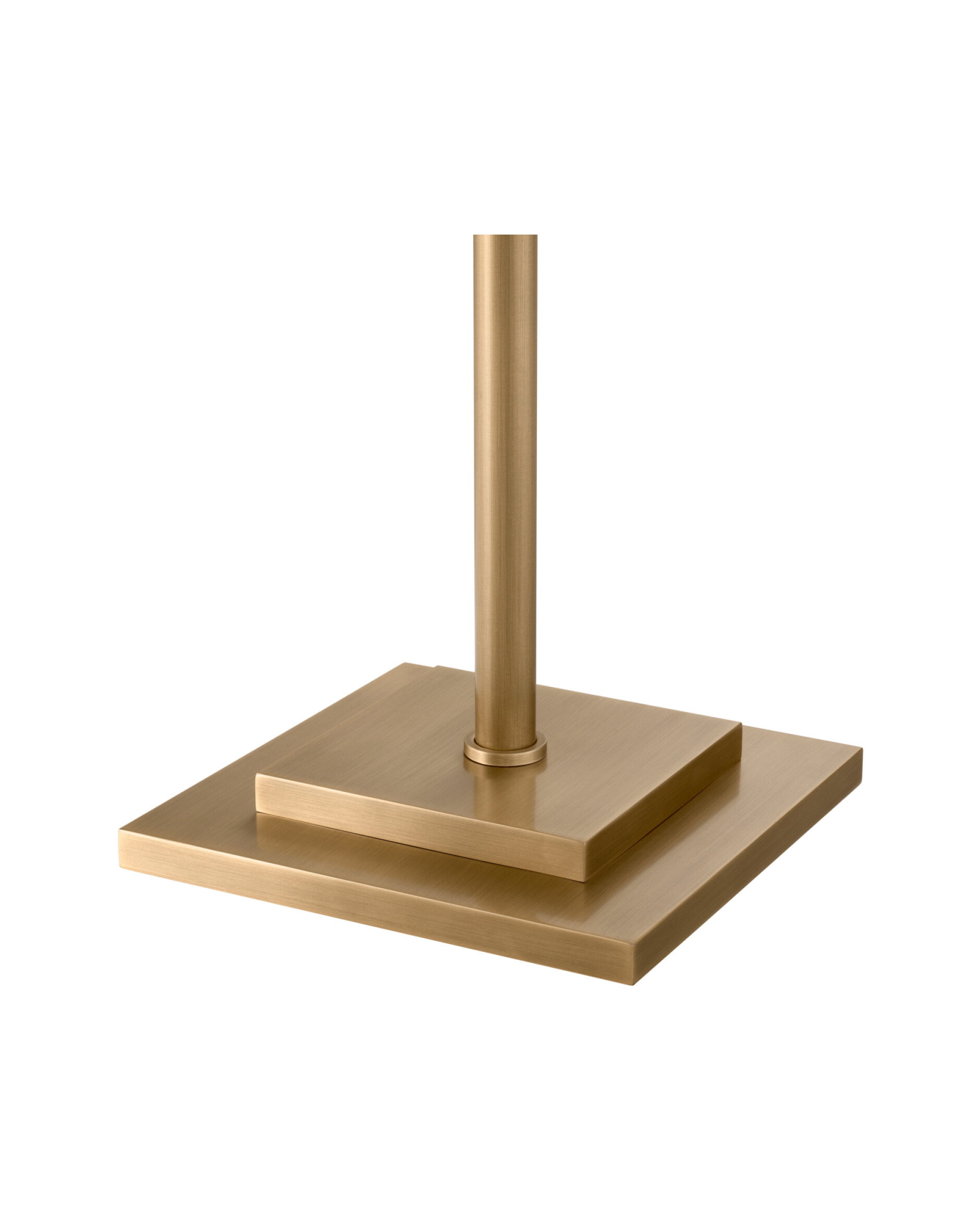 Corbin gulvlampe antik messing/grå