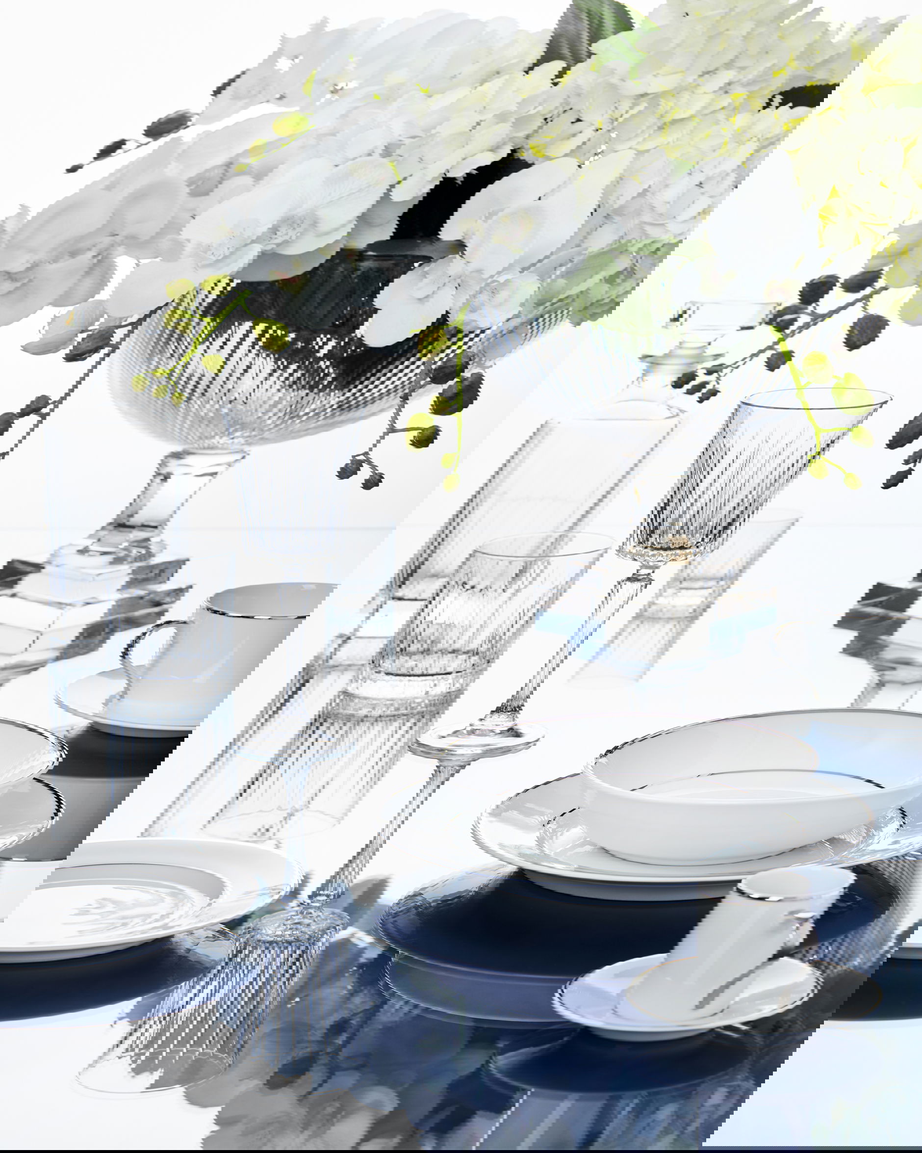 Ginger White tallrik vit