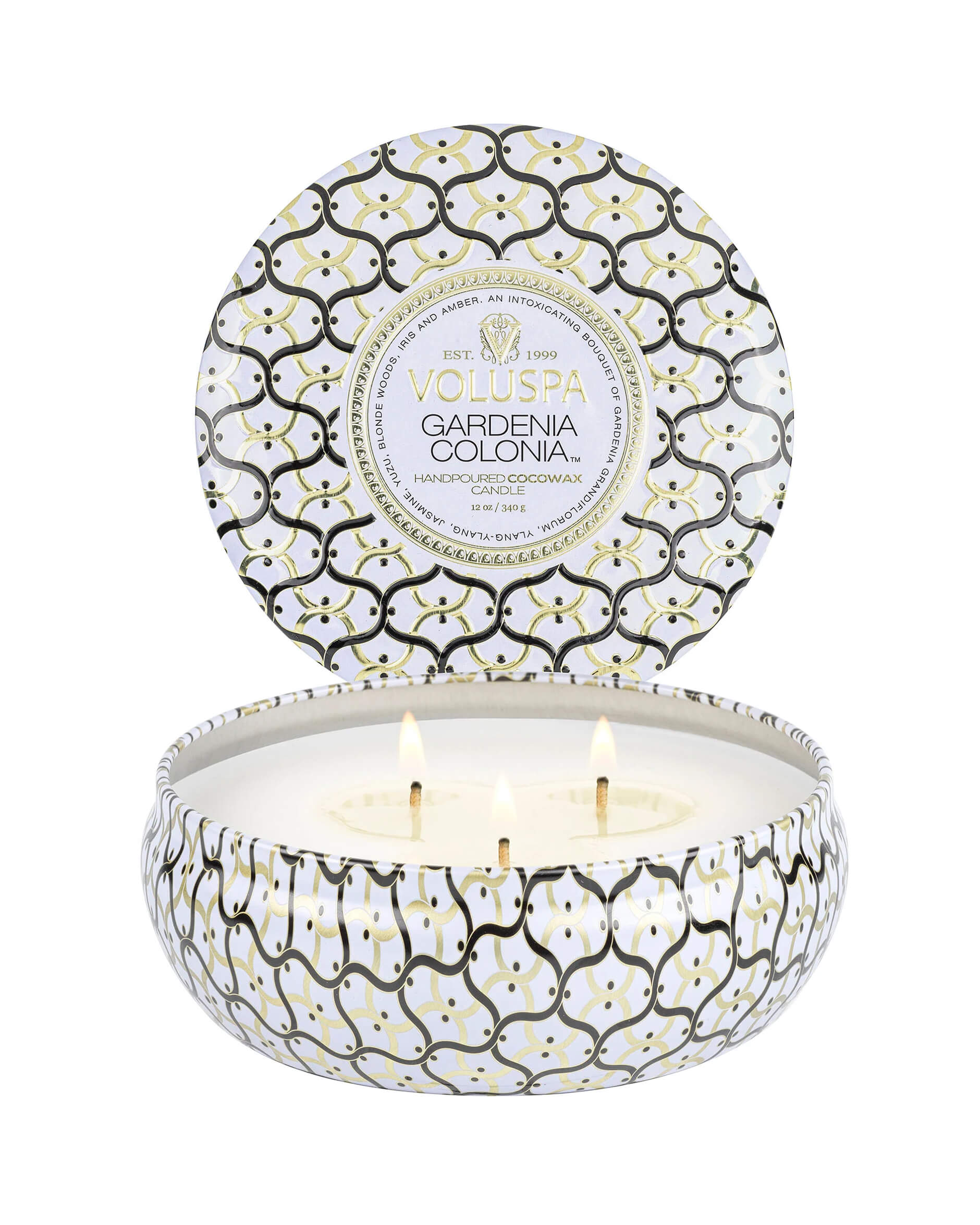 Gardenia Colonia doftljus 3-wick