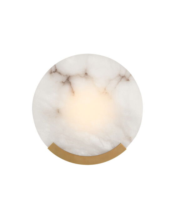 Melange 13 vägglampa mässing