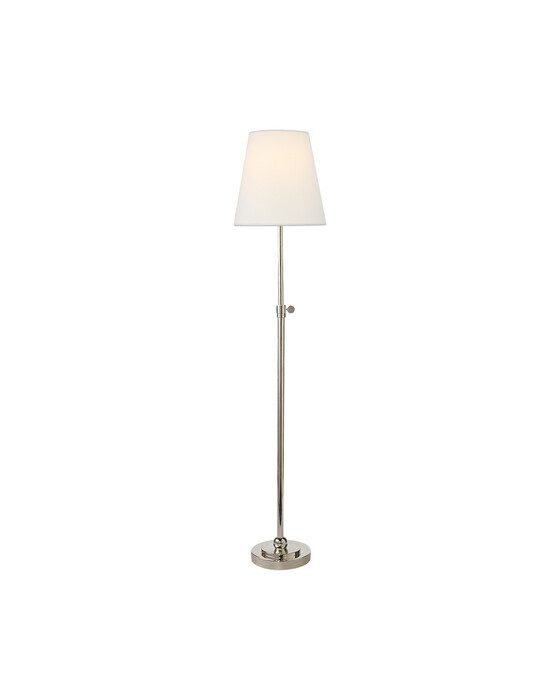 Bryant Table Lamp Polished Nickel/Linen