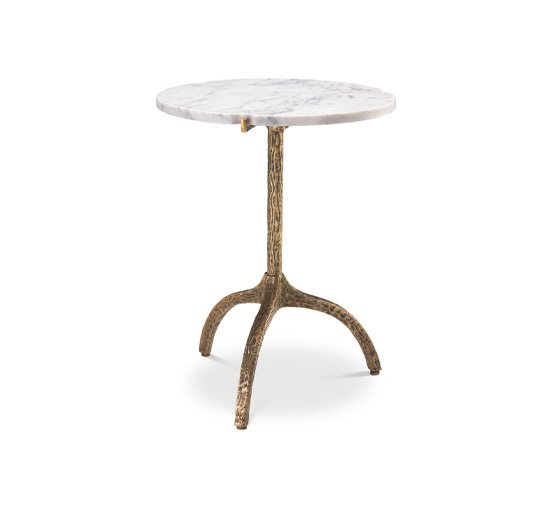 null - Cortina side table marble/white