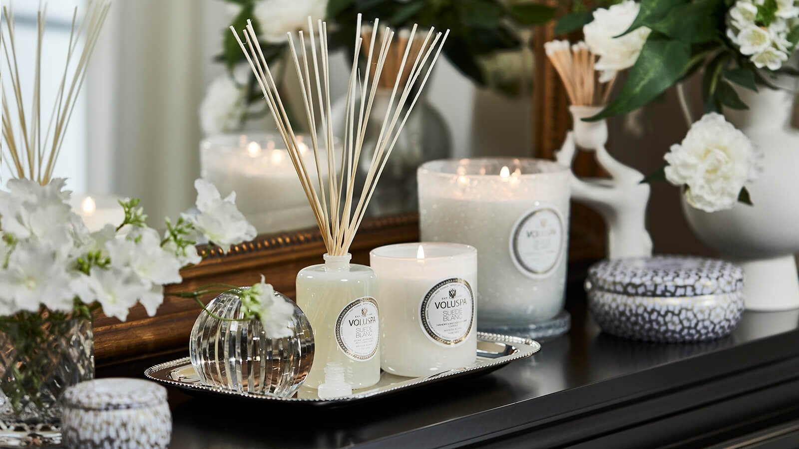 Reed diffusers and scented candles - View our range at Newport