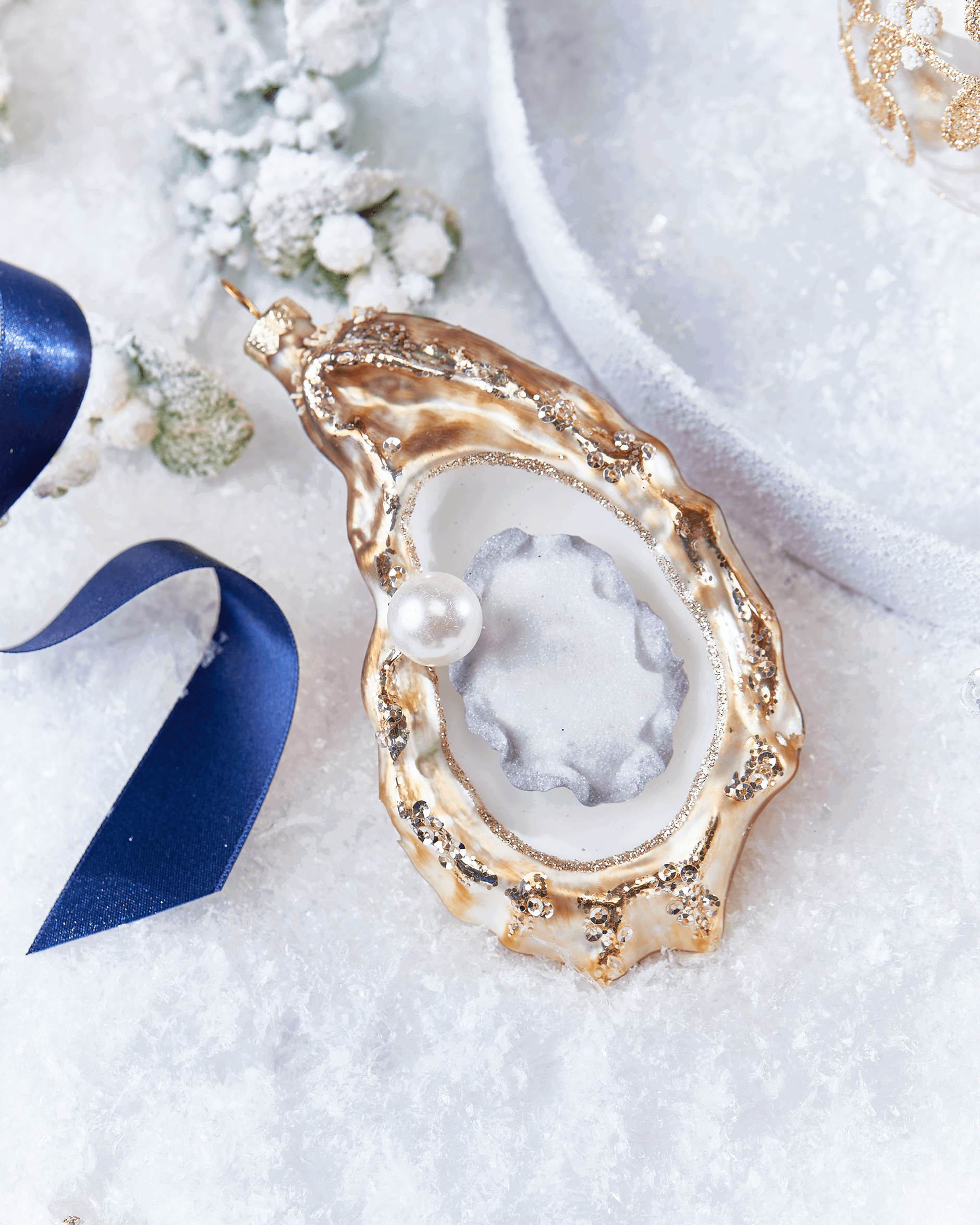 Ostron-kuusenkoriste, samppanja