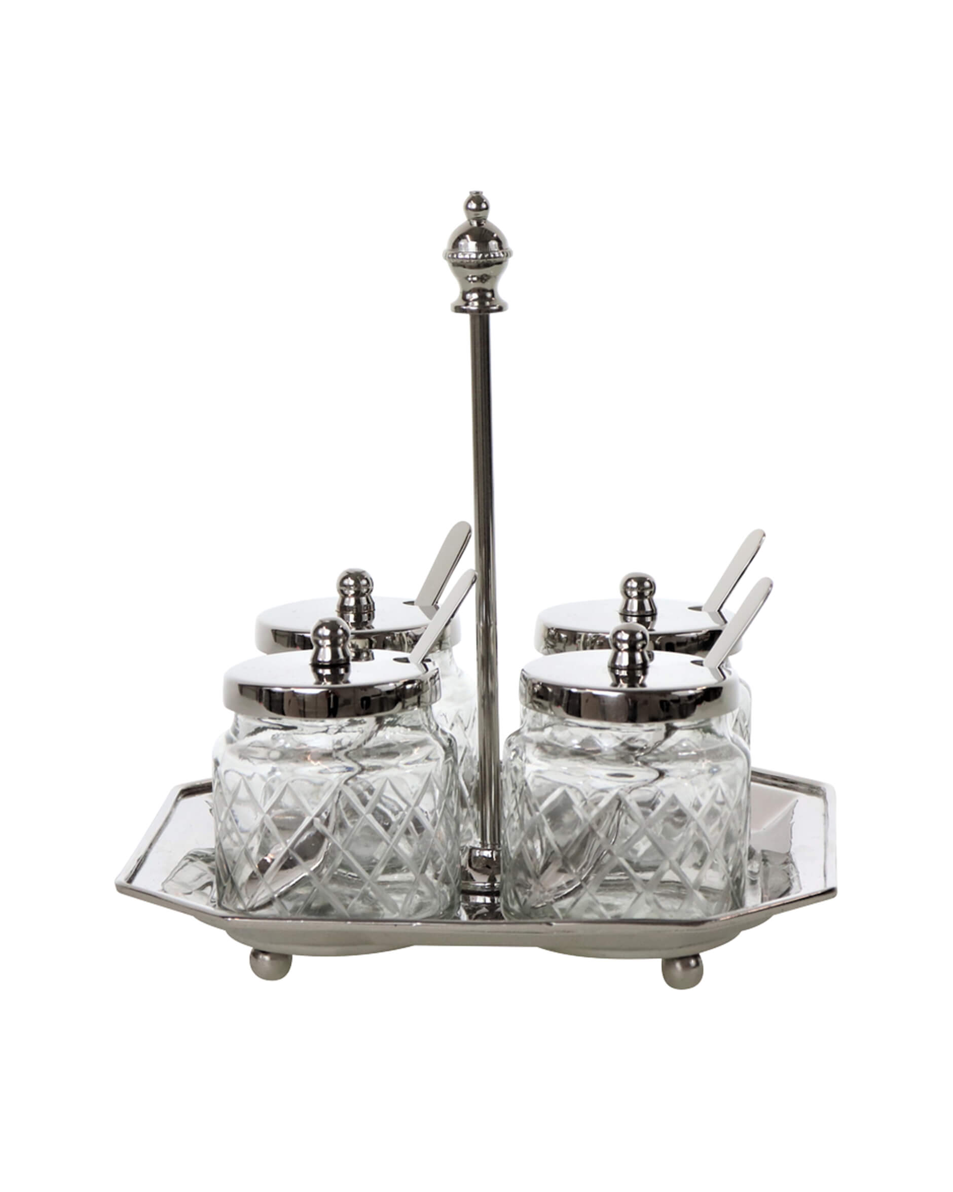 Sienna serveringsskål silver