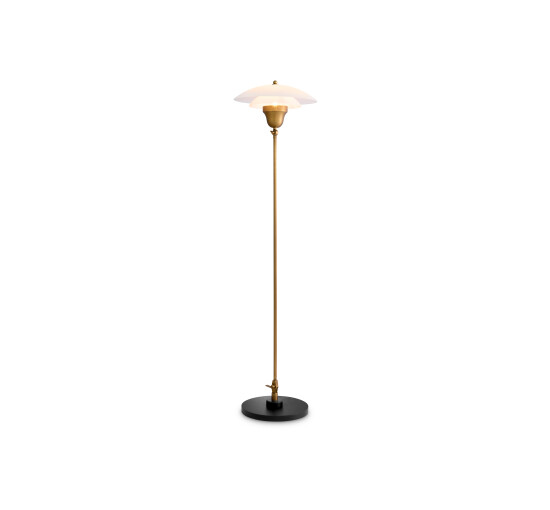 Novento Floor Lamp Antique Brass