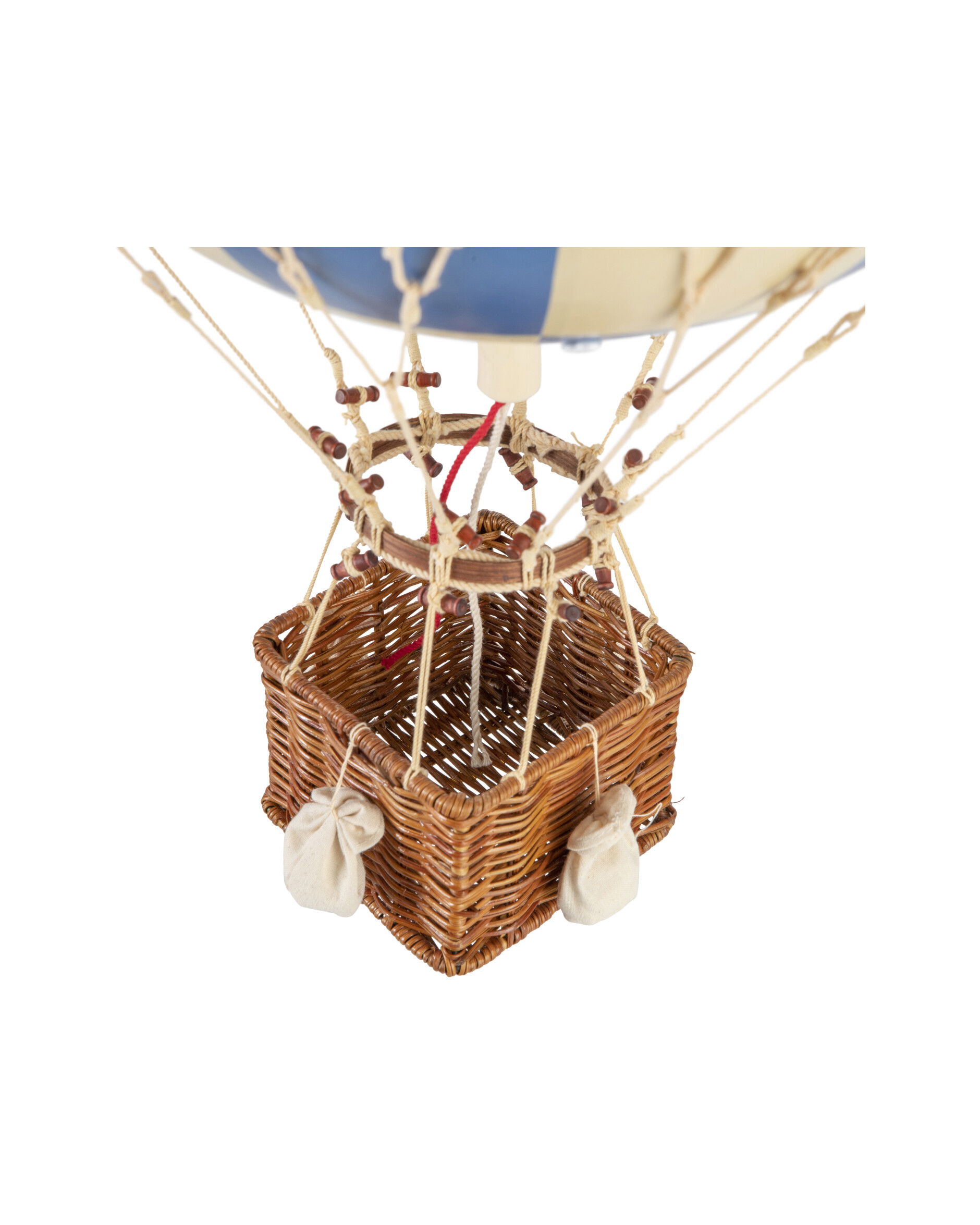 Royal Aero Luftballong rutig blå