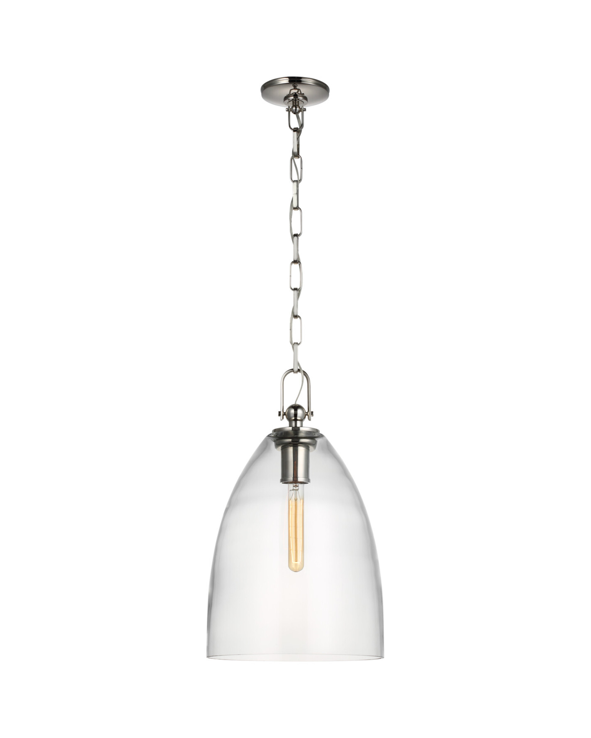 Andros takpendel nickel/klarglas L