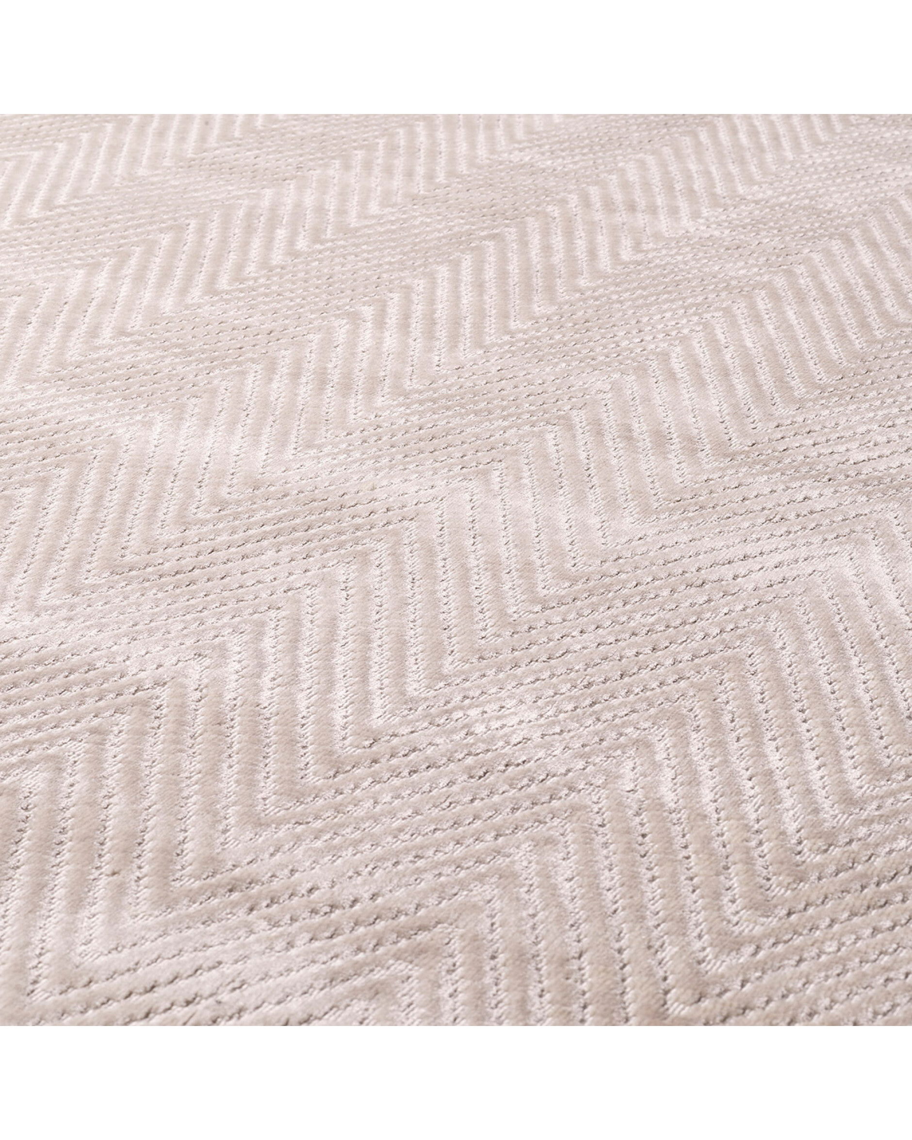 Herringbone matta ivory