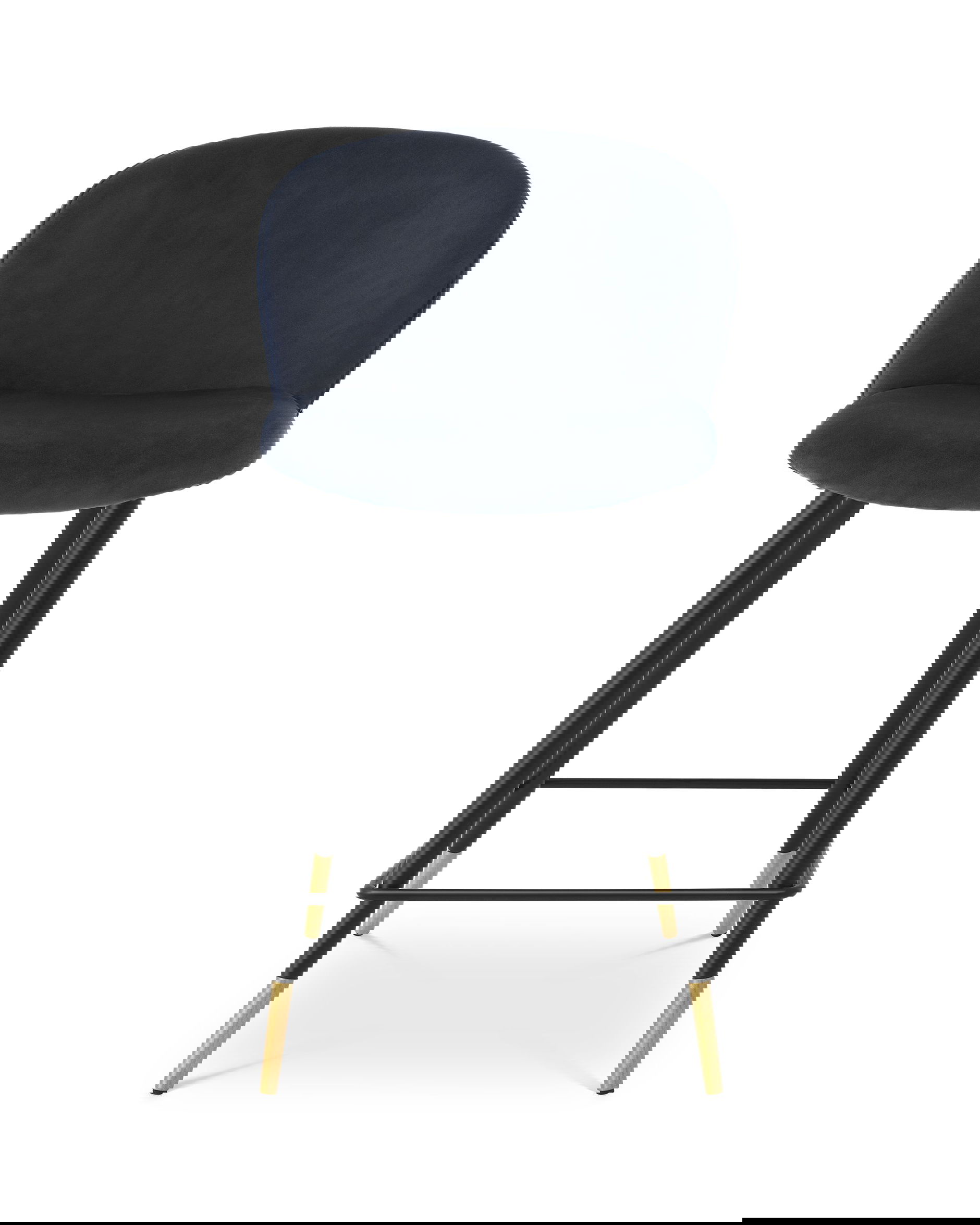 Volante barstol savona midnight blue velvet