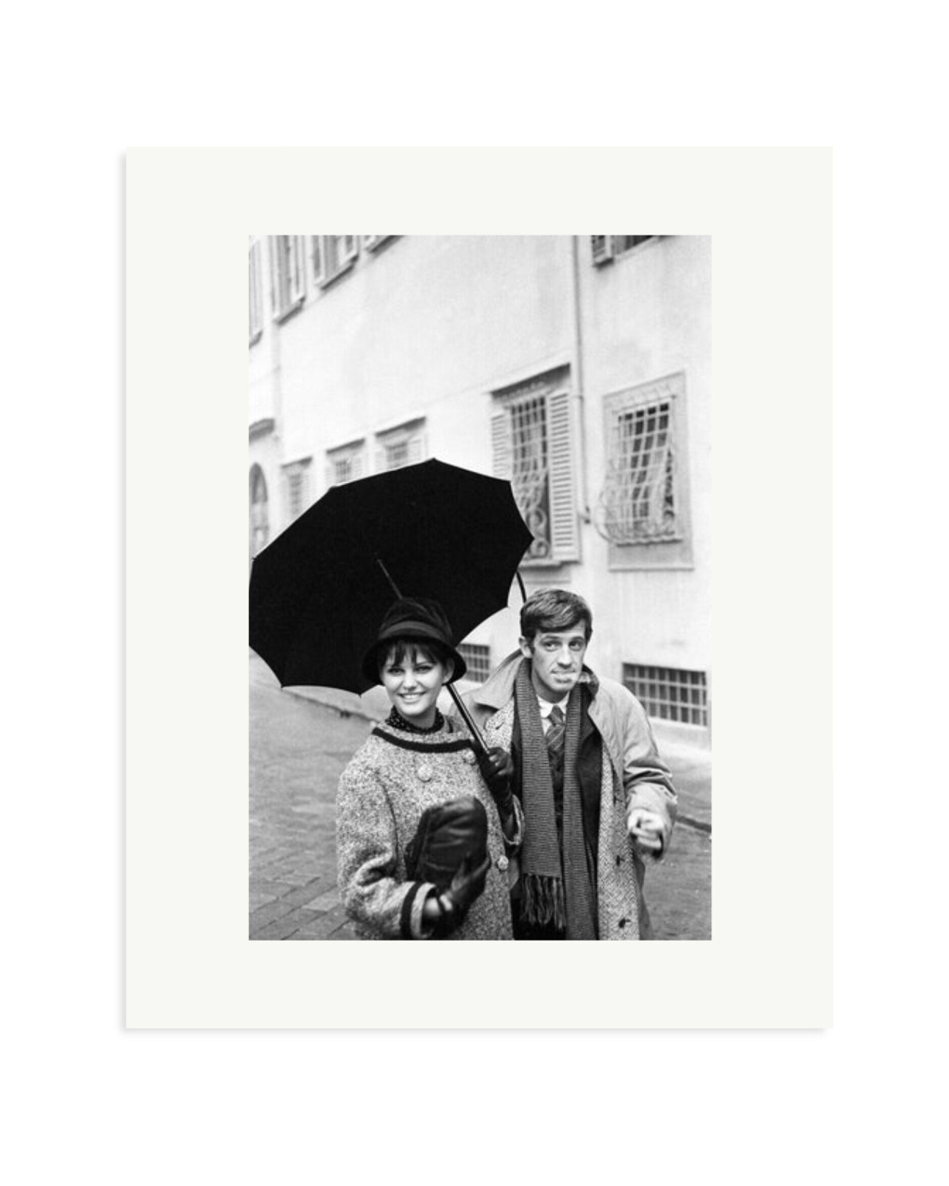 Claudia Cardinale and Jean Paul Belmondo Print Only / Medium