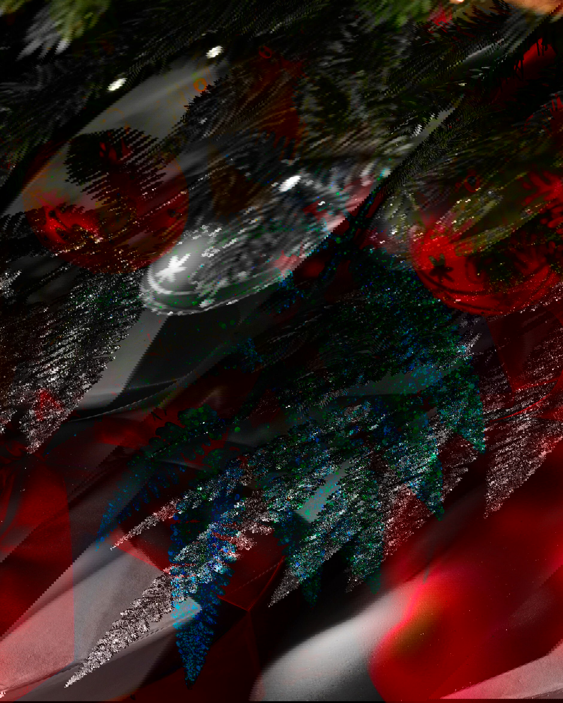 Noemi Branch Christmas Decoration Blue/Green