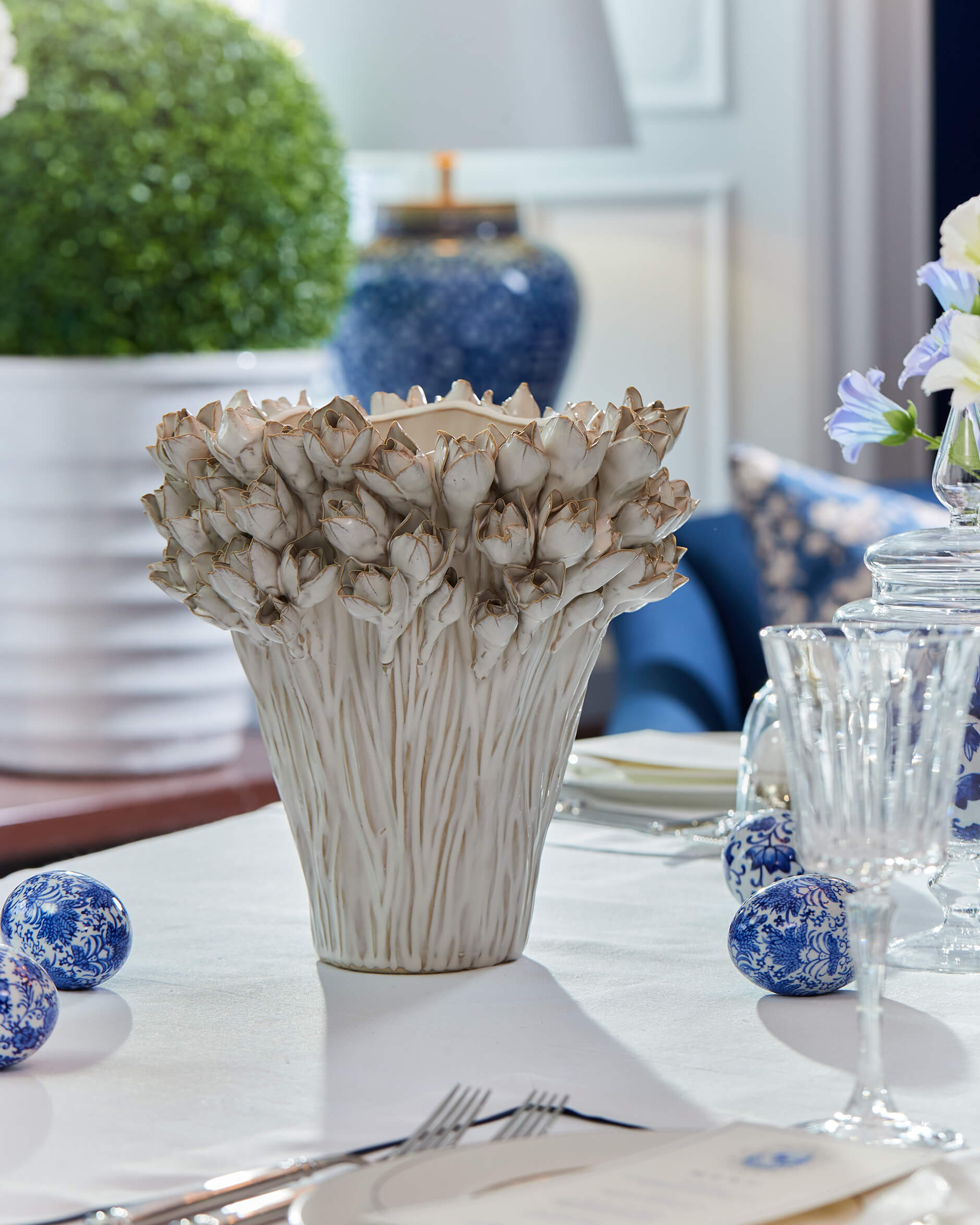 Gallipoli vas off-white