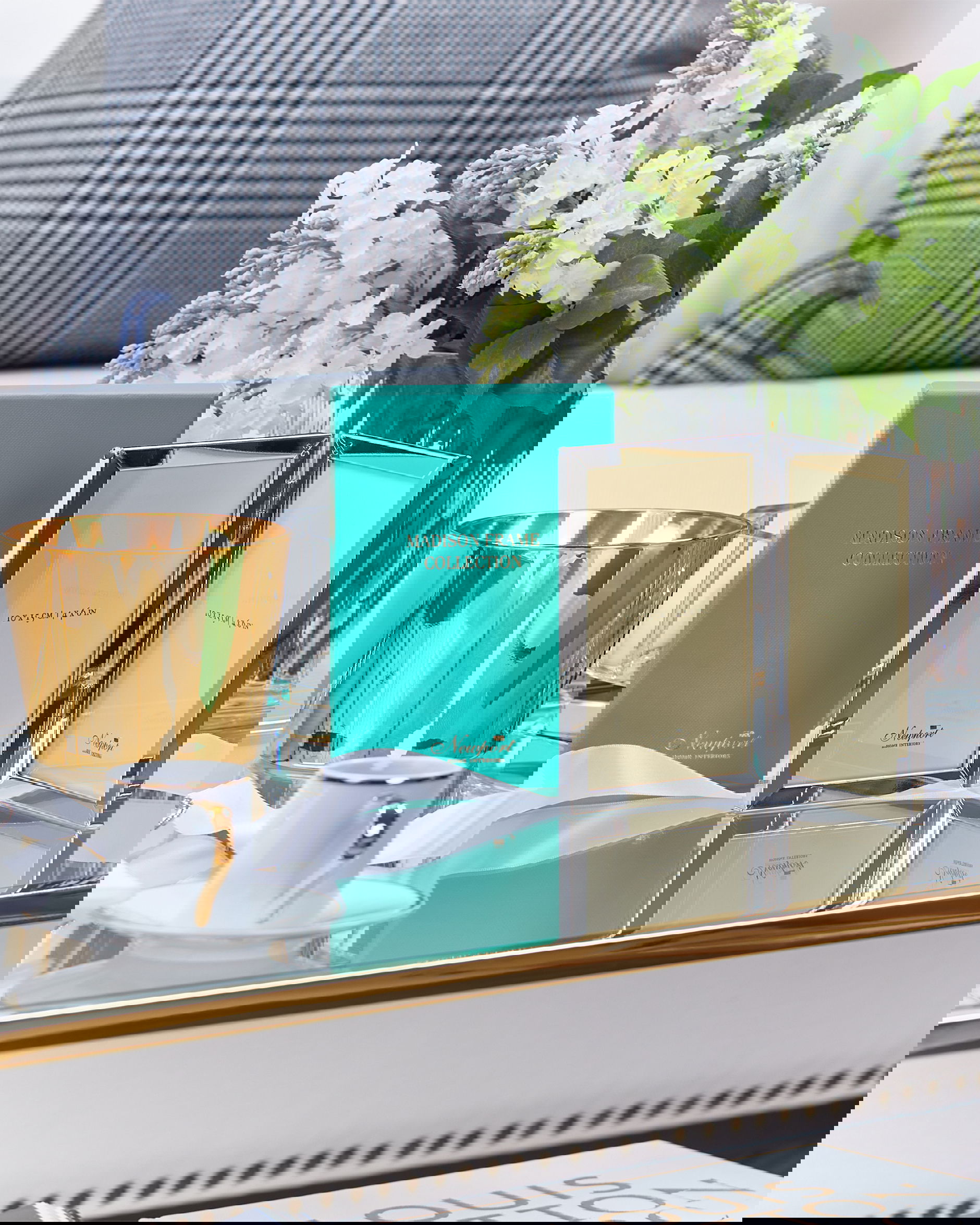 Greta Bilderrahmen silber doppelt