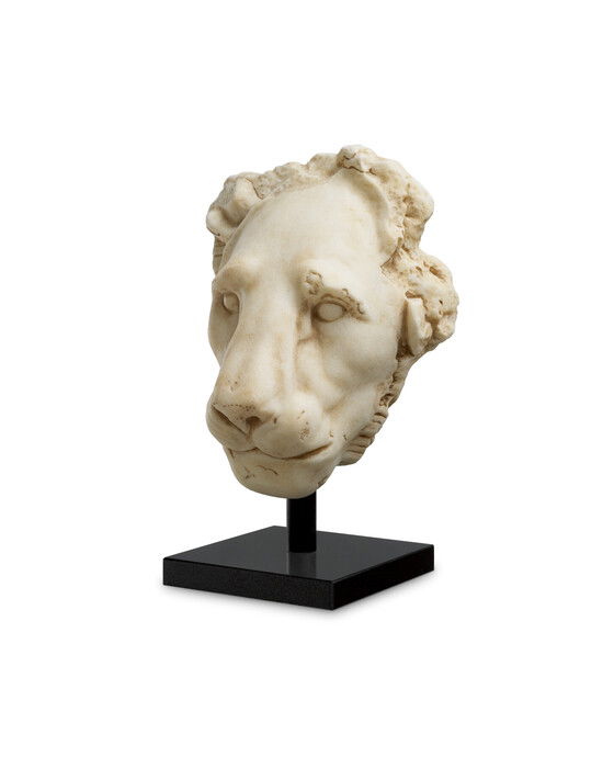 Løve skulptur sandstein