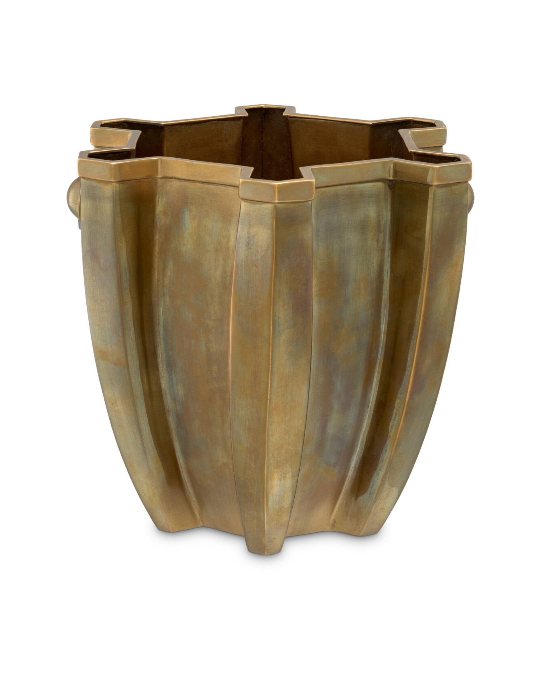 Napoli brass wine cooler
