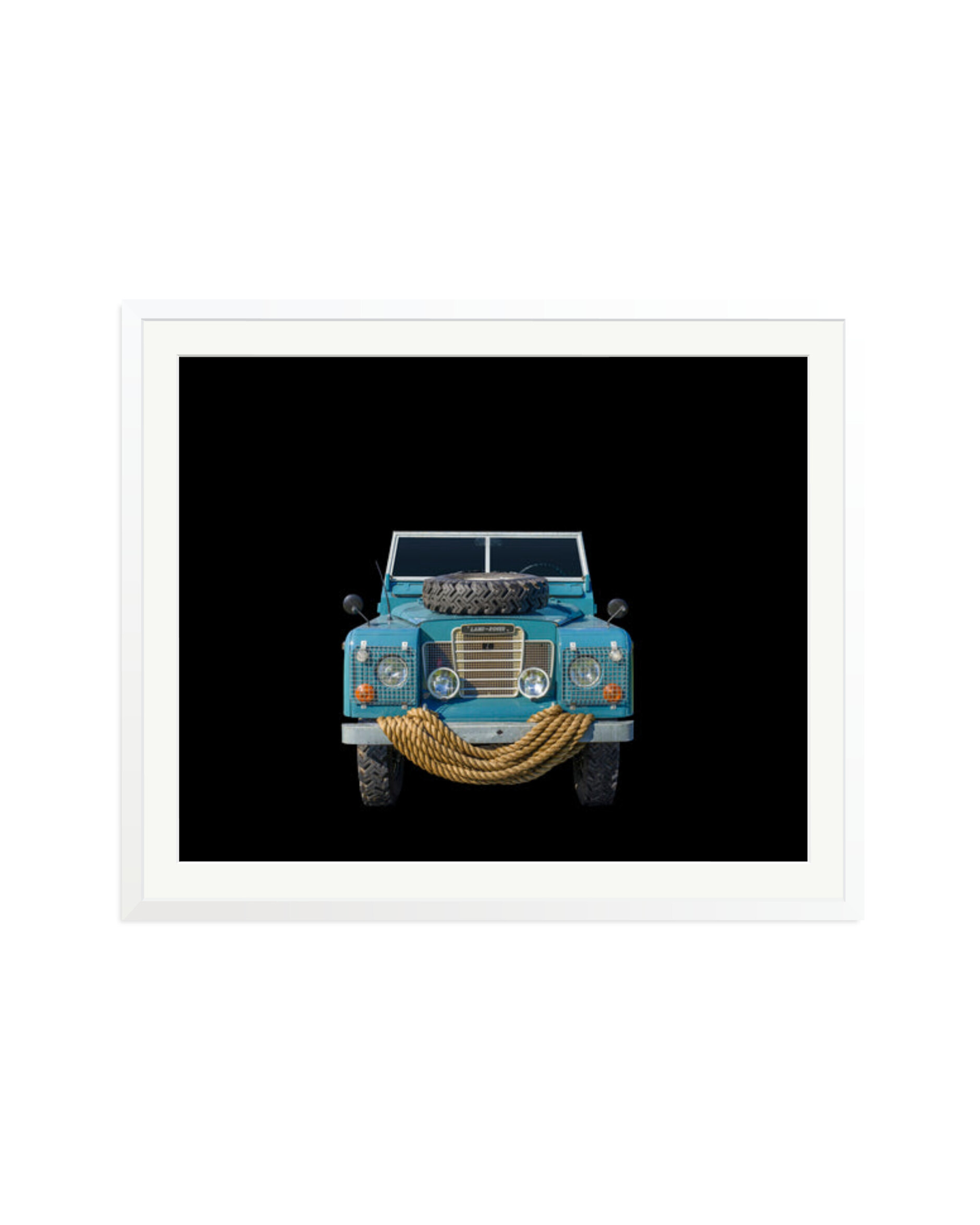 Land Rover Series III White / XXL