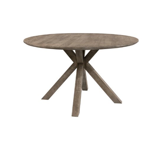 null - Tree Round Dining Table Pebble Grey