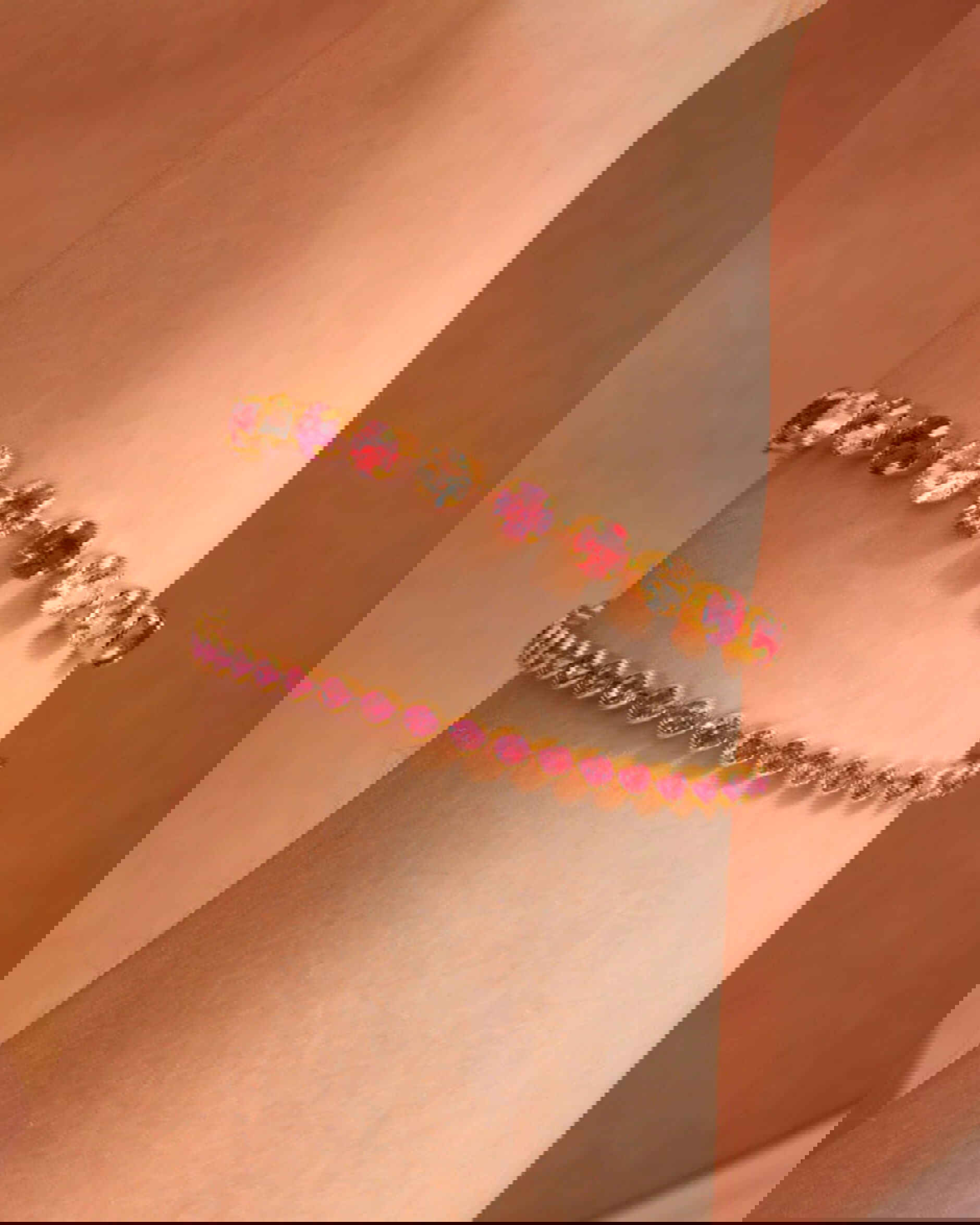 Nicola armband scarlet combo