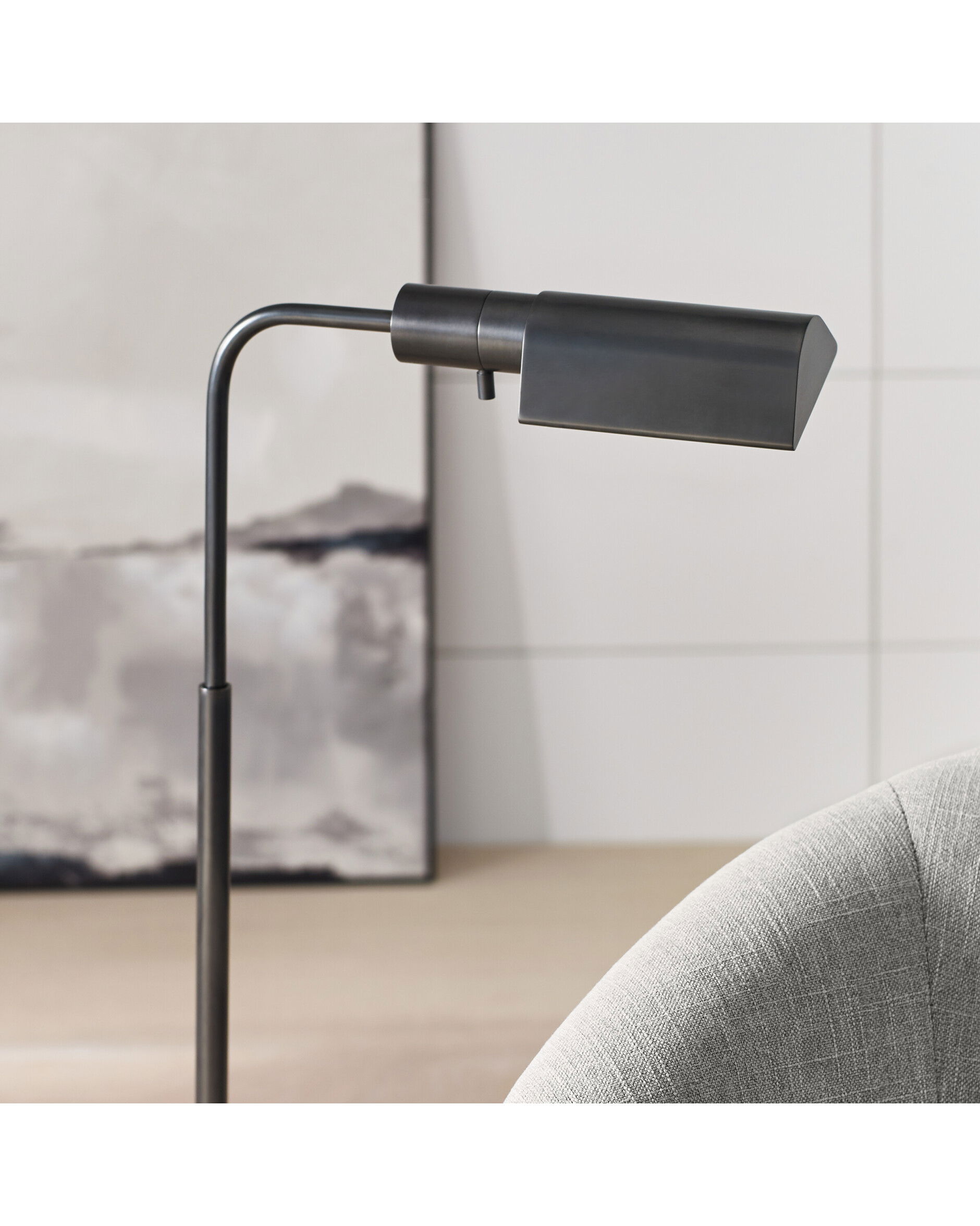 Studio golvlampa justerbar brons