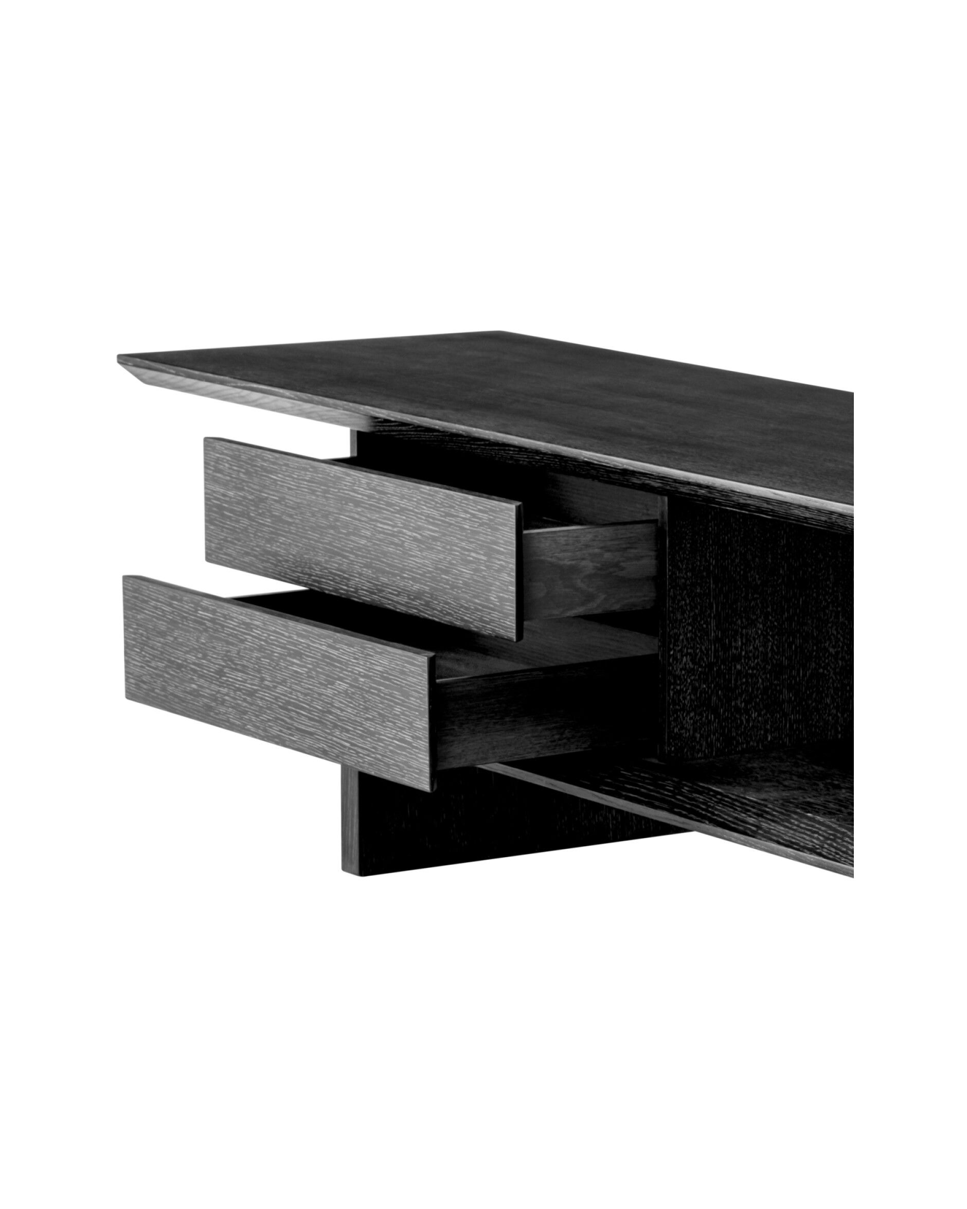 Guerroro mediabänk charcoal grey