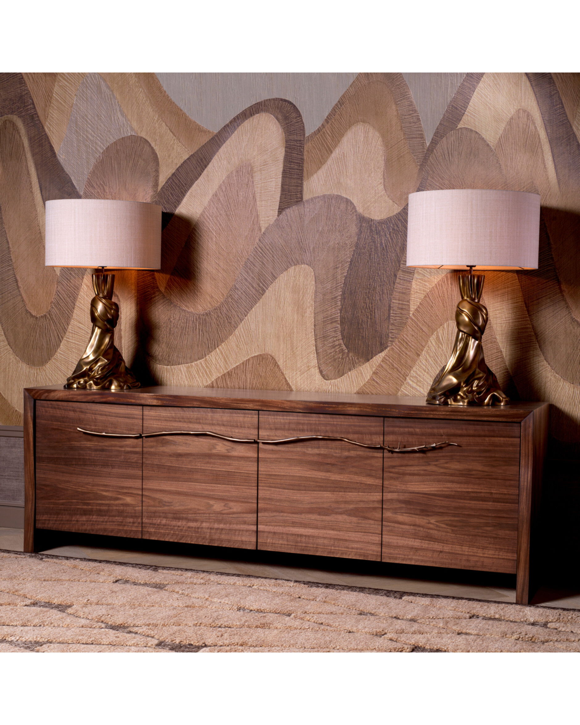 Charford skåp valnöt