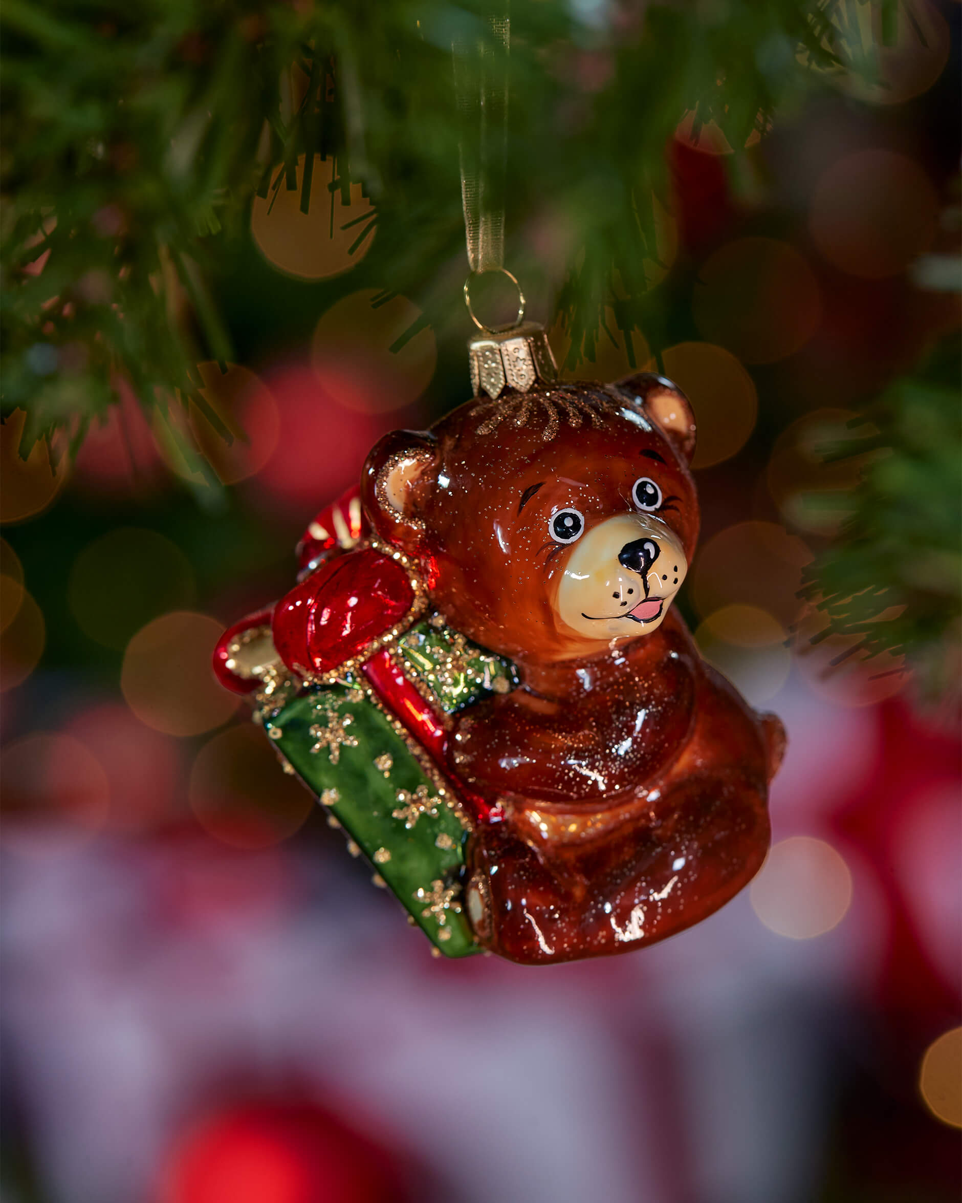 Barnaby björn julgransdekoration multi