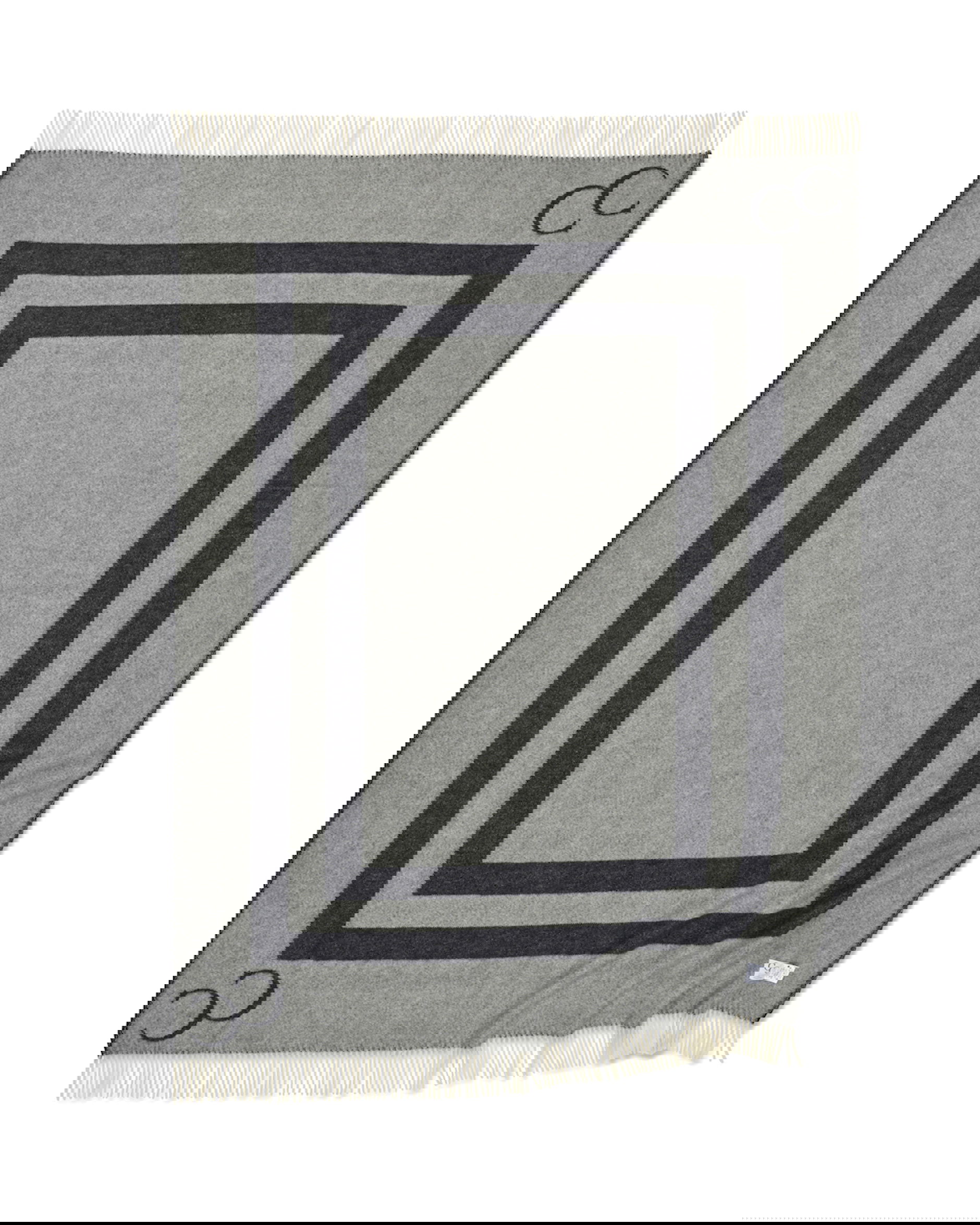 Monogram pläd svart OUTLET