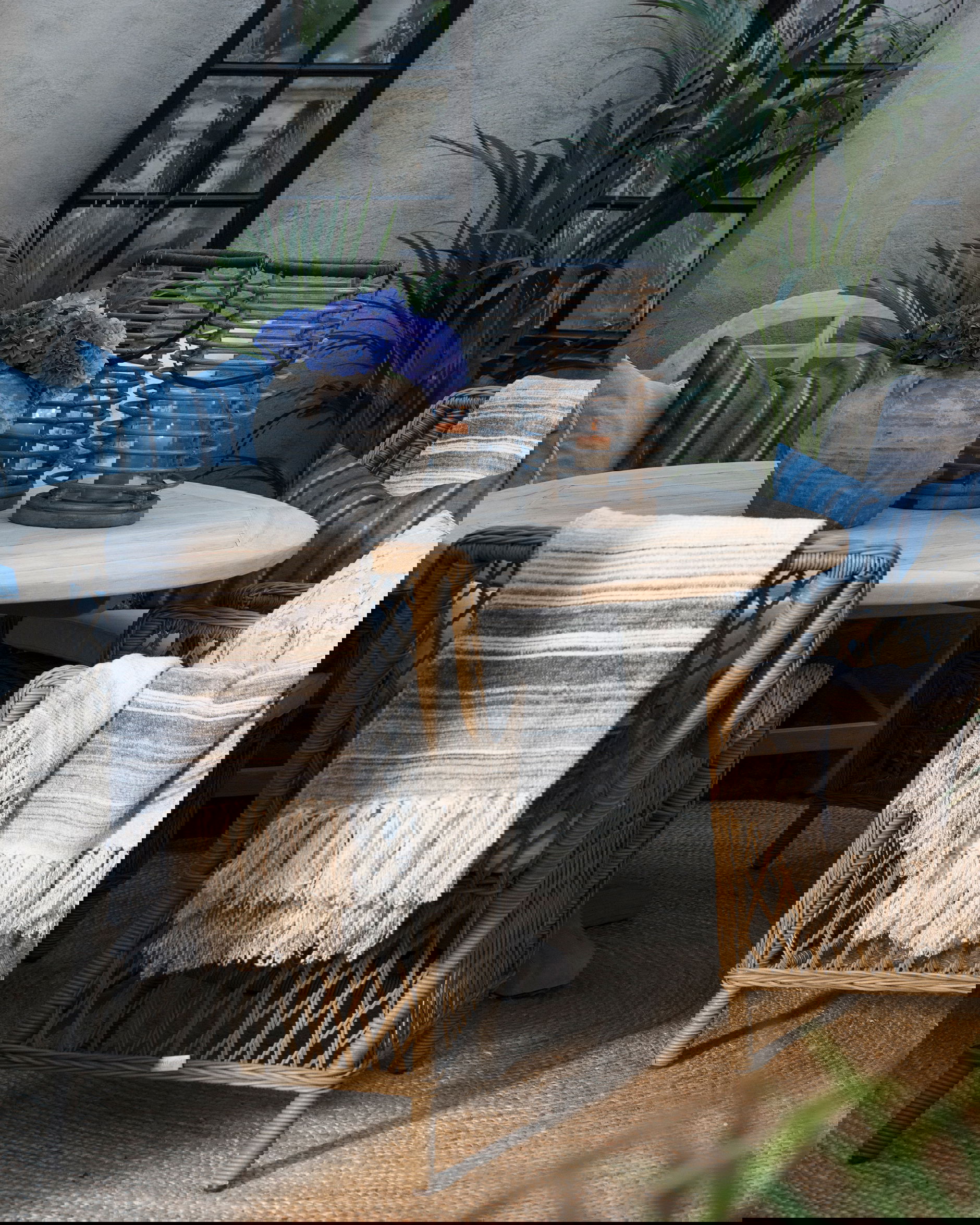 Columbus Lantern Rattan