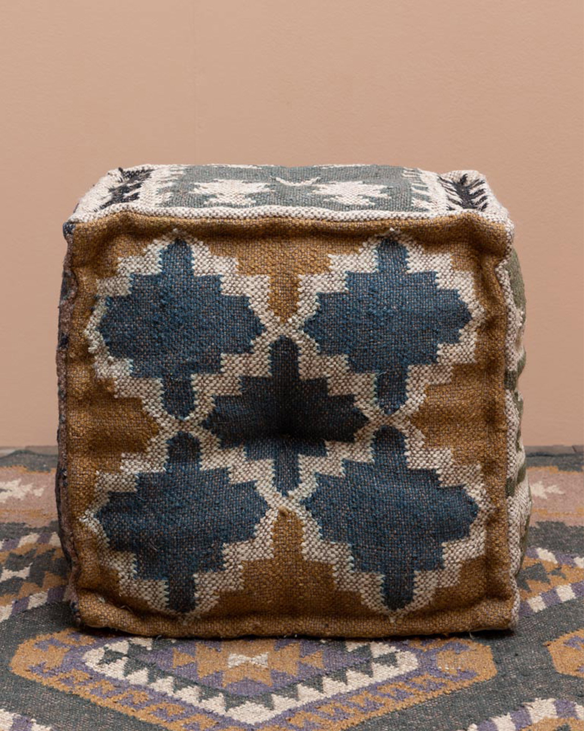 Summer Kilim Seat Pouf