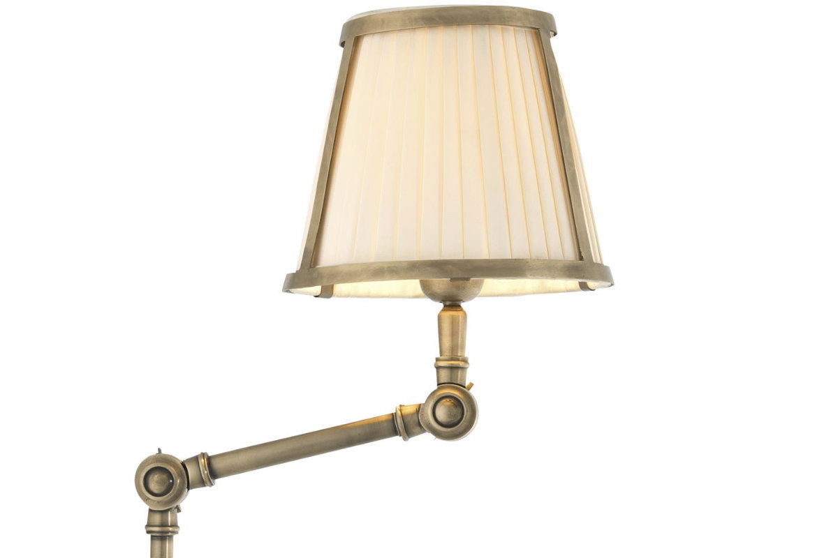 Brunswick vägglampa mässing exkl. skärm OUTLET