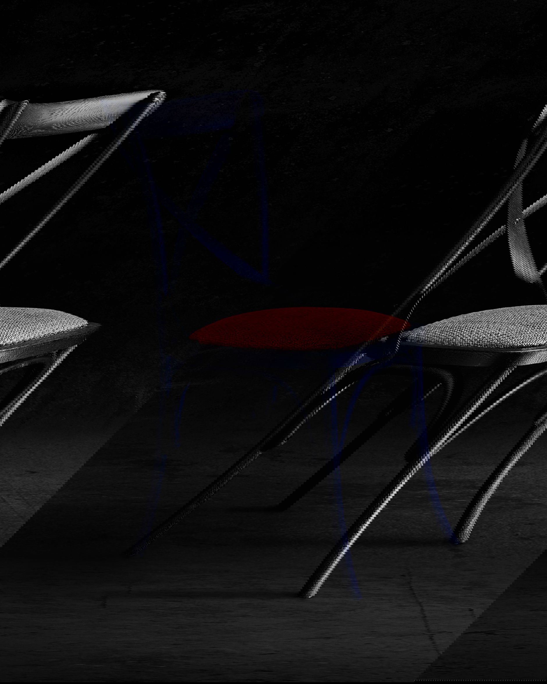 Newport Cross matstol svart