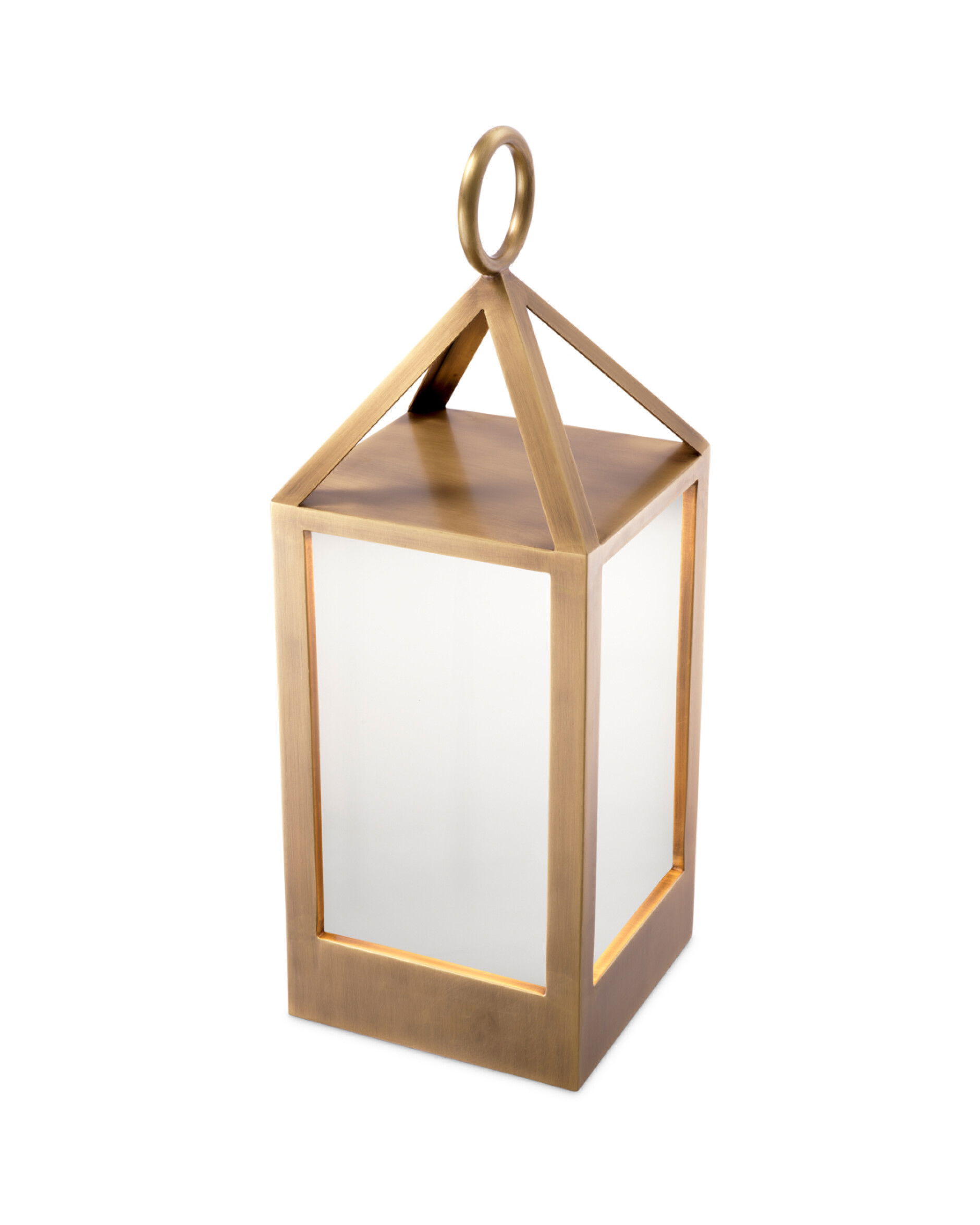 Riserva golvlampa antik mässing S