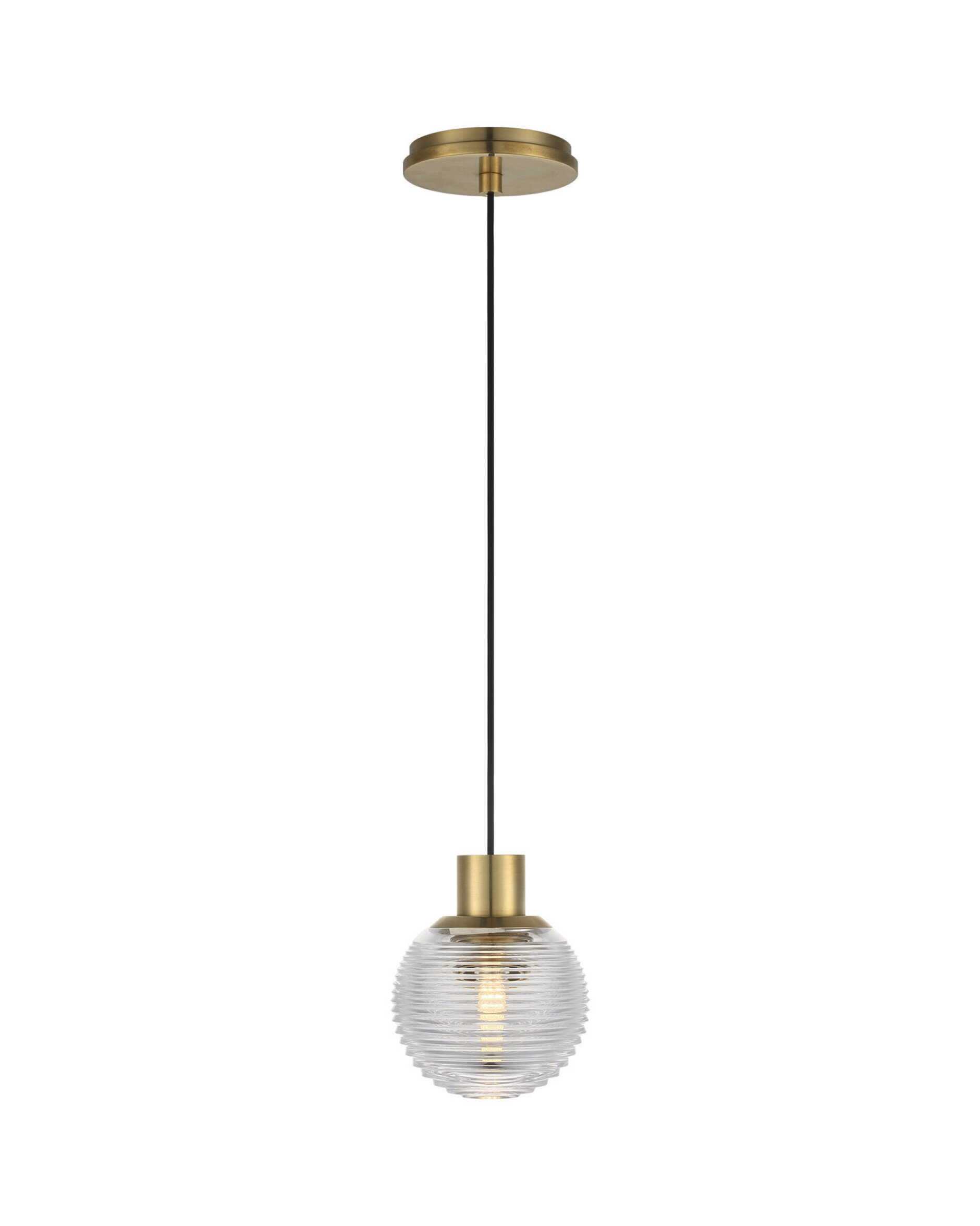 Circon 5" Mini Pendant Brass