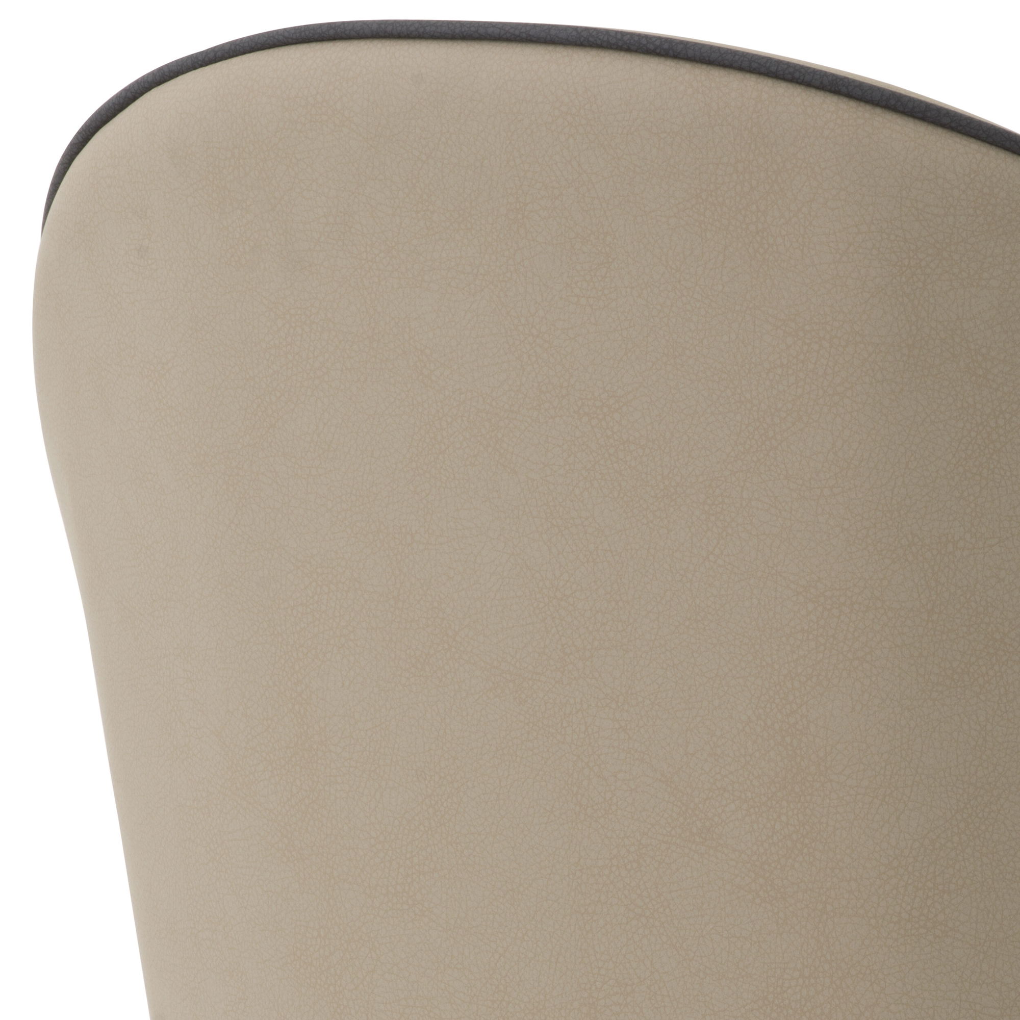 Cooper matstol faux leather beige 2-set