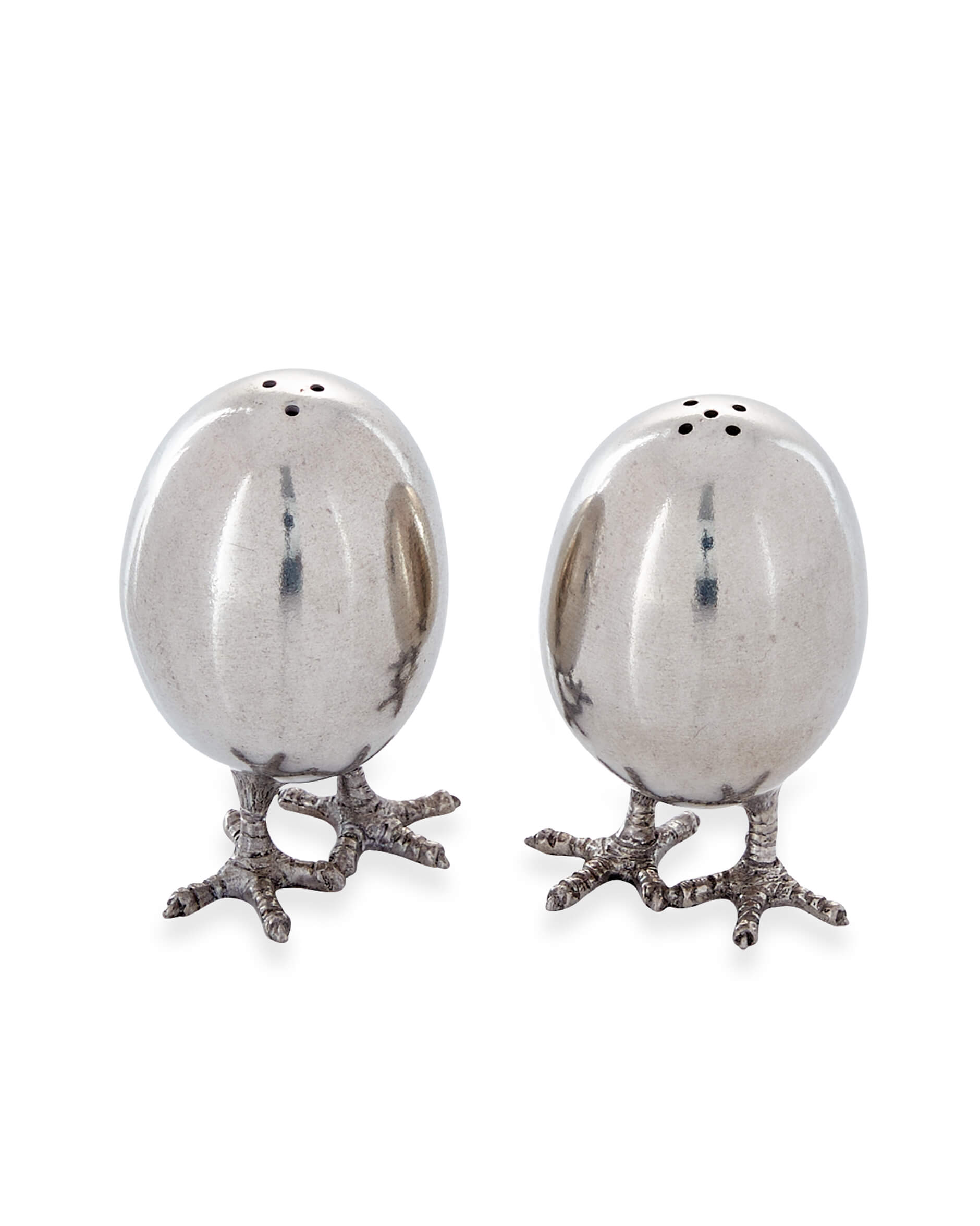 Ägg salt- och pepparkar tenn