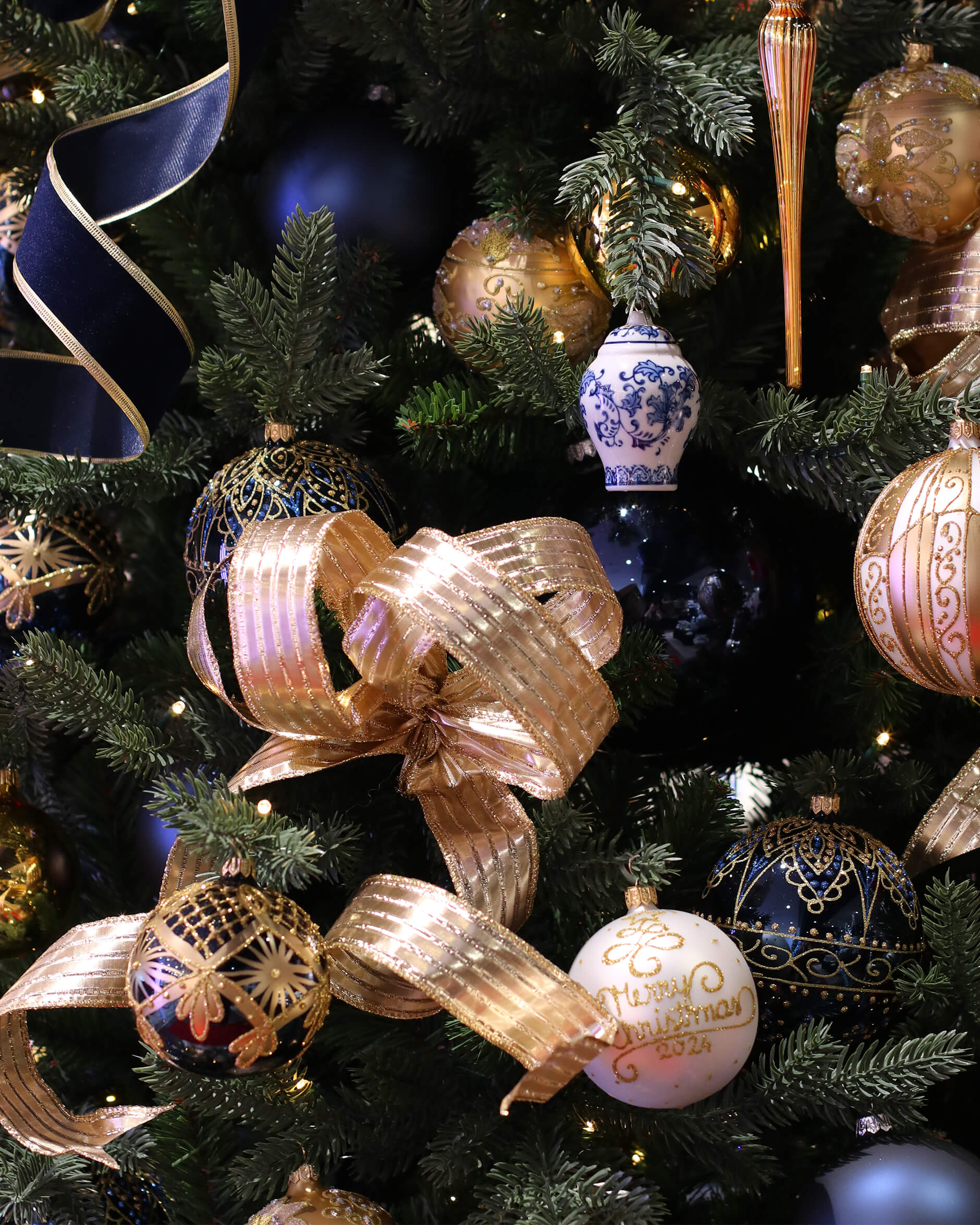 Aiden-tekstiilinauha, kulta 9m